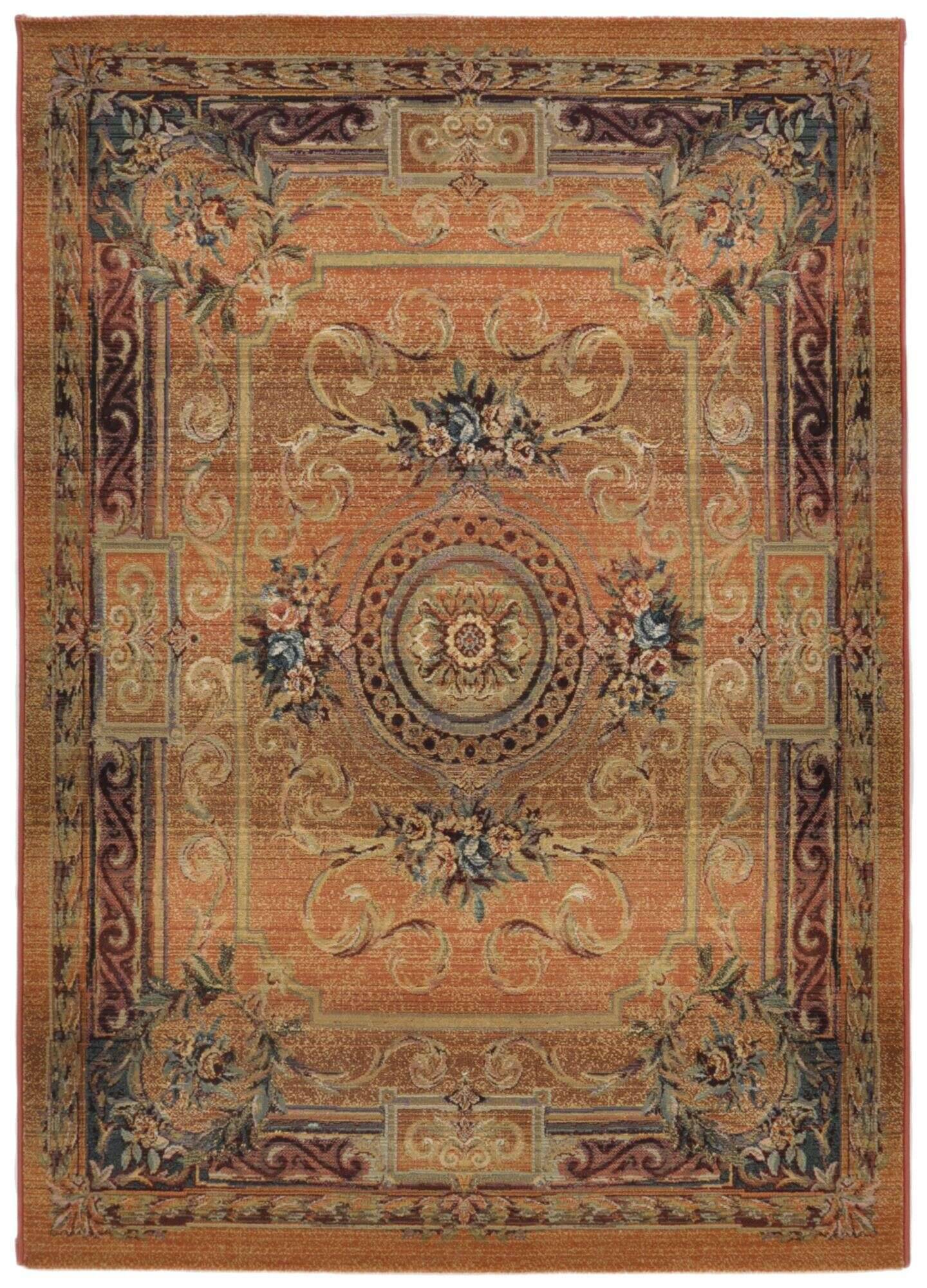 gabiro_856_440rust_423643_1 Orientteppich Gabiro 856 Teppich Klassisch Terra