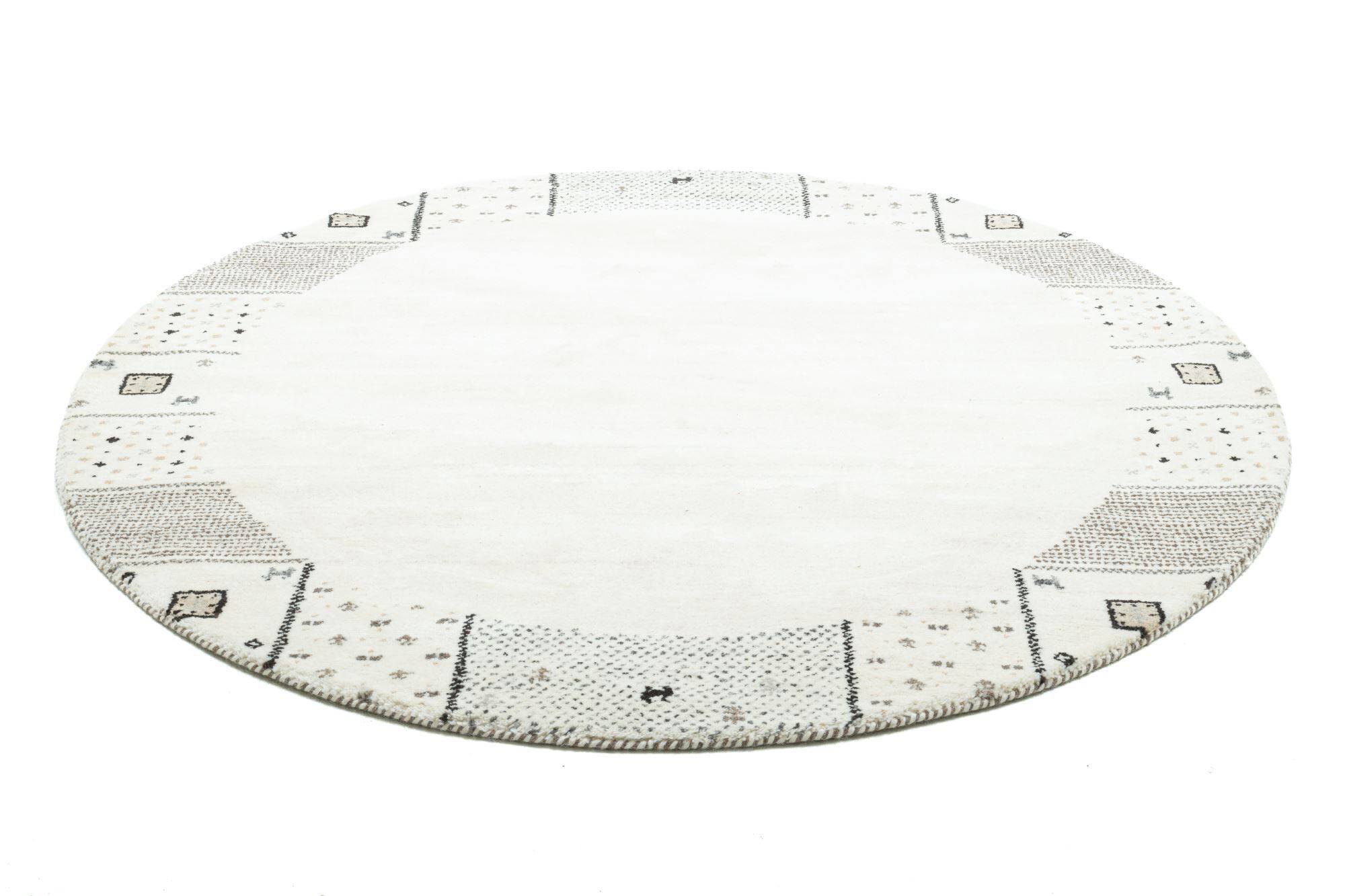 Gabbeh Teppich Denver Handgeknüpft Rund Gabbeh Teppich Denver Handgeknüpft Rund