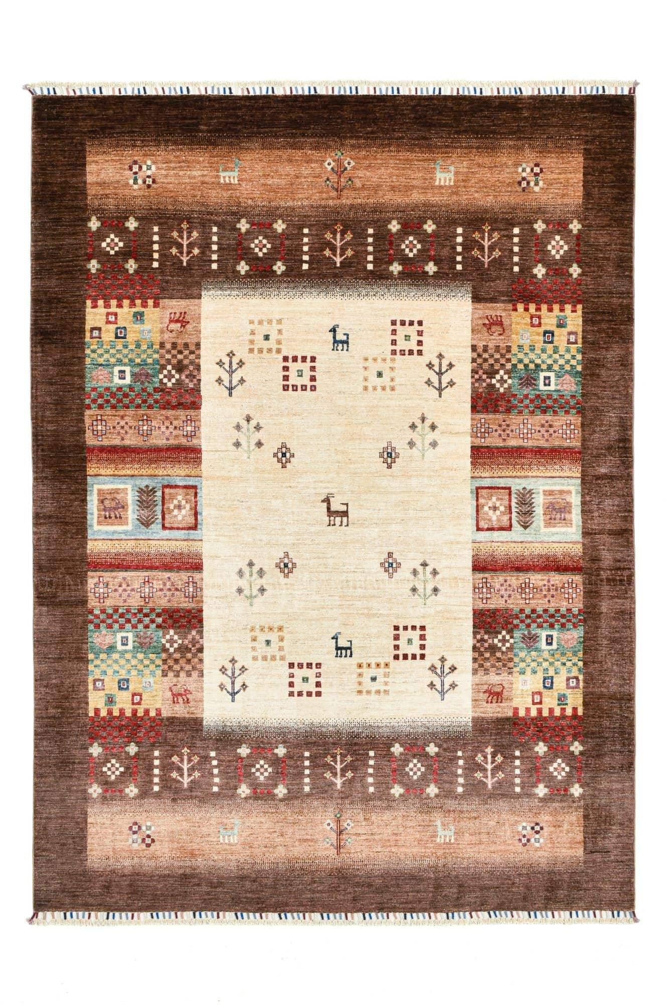 Kandashah Ziegler Handgeknüpft Schurwolle ca.176x233cm Kandashah Ziegler Handgeknüpft Schurwolle ca.176x233cm