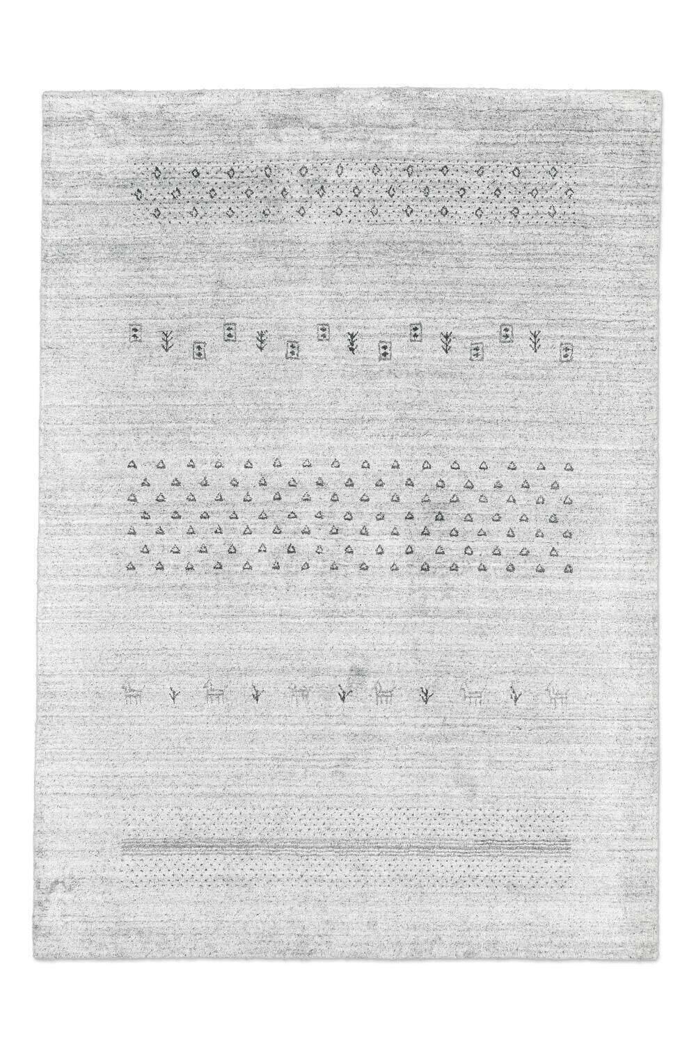 nevadaviscose_zo-1438-a16_650grey_404927_1 Teppich Modern Nevada Viscose Handgewebt 160x230cm grau