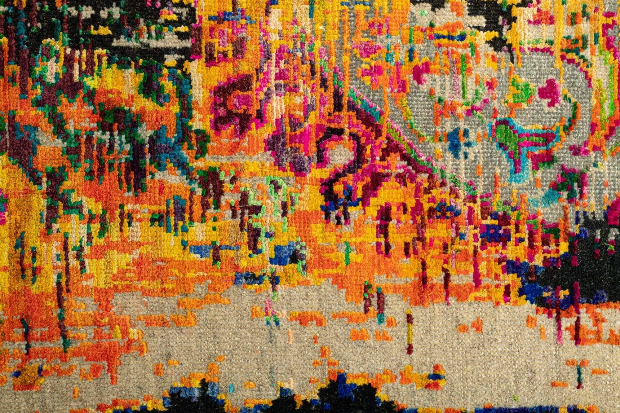 sarisuperior_4776_610blackmulti_434581_3 Teppich Sari Superior Orient Handgeknüpft im Wunschmaß