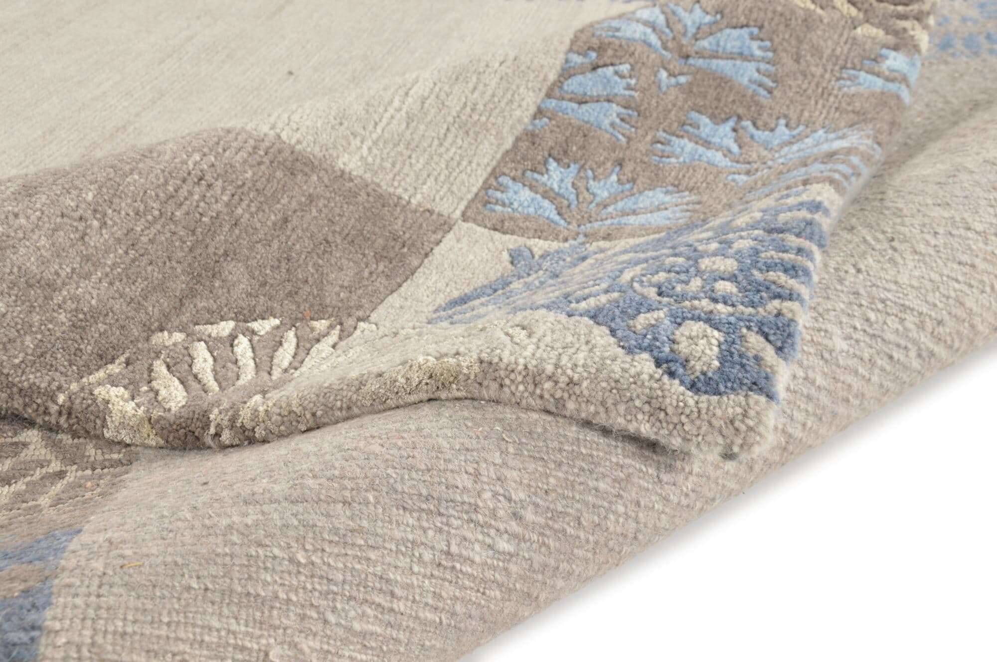 TalongaSilk_RSK495_654greymulti_111196_9 Talonga Silk Nepalteppich ca: 164 x 234 cm Handgeknüpft