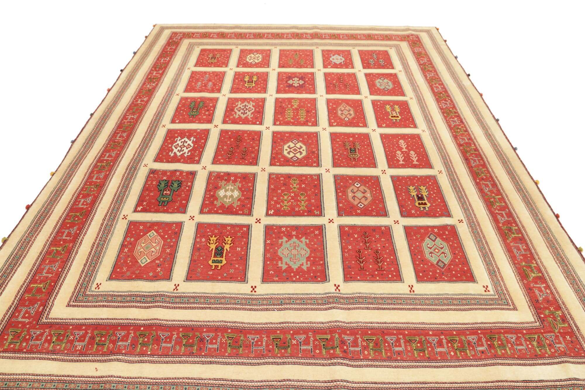 Teppich Nimbaft ca 254x333 cm Handgeknüpft Wolle Persien