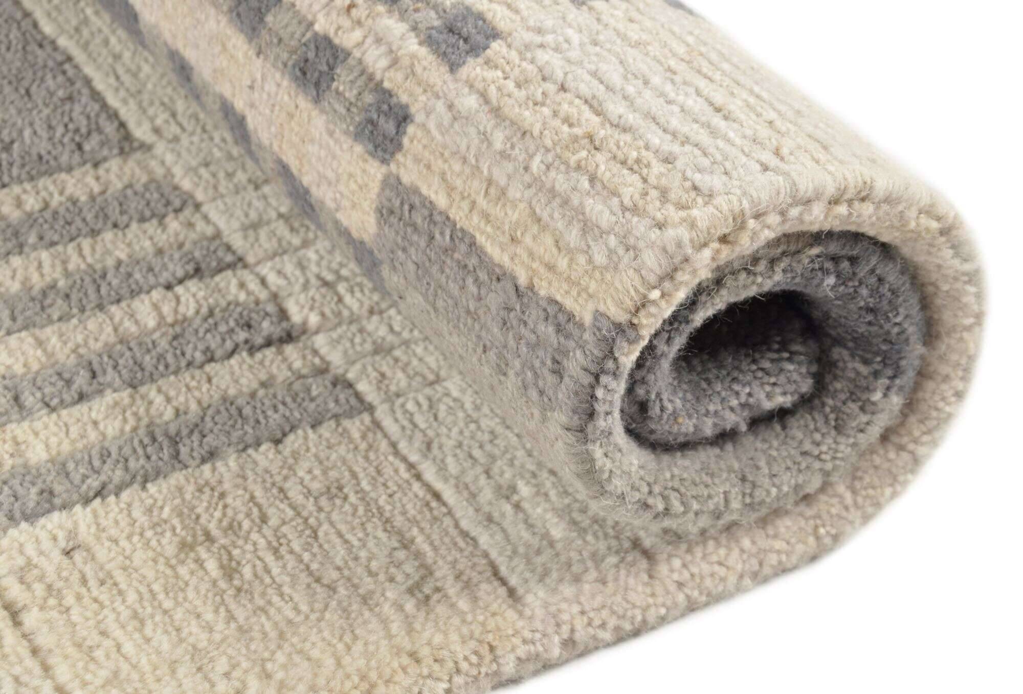 Talonga_RS584_653greymulti_110370_11 Talonga Silk Nepalteppich ca: 162 x 237 cm Handgeknüpft