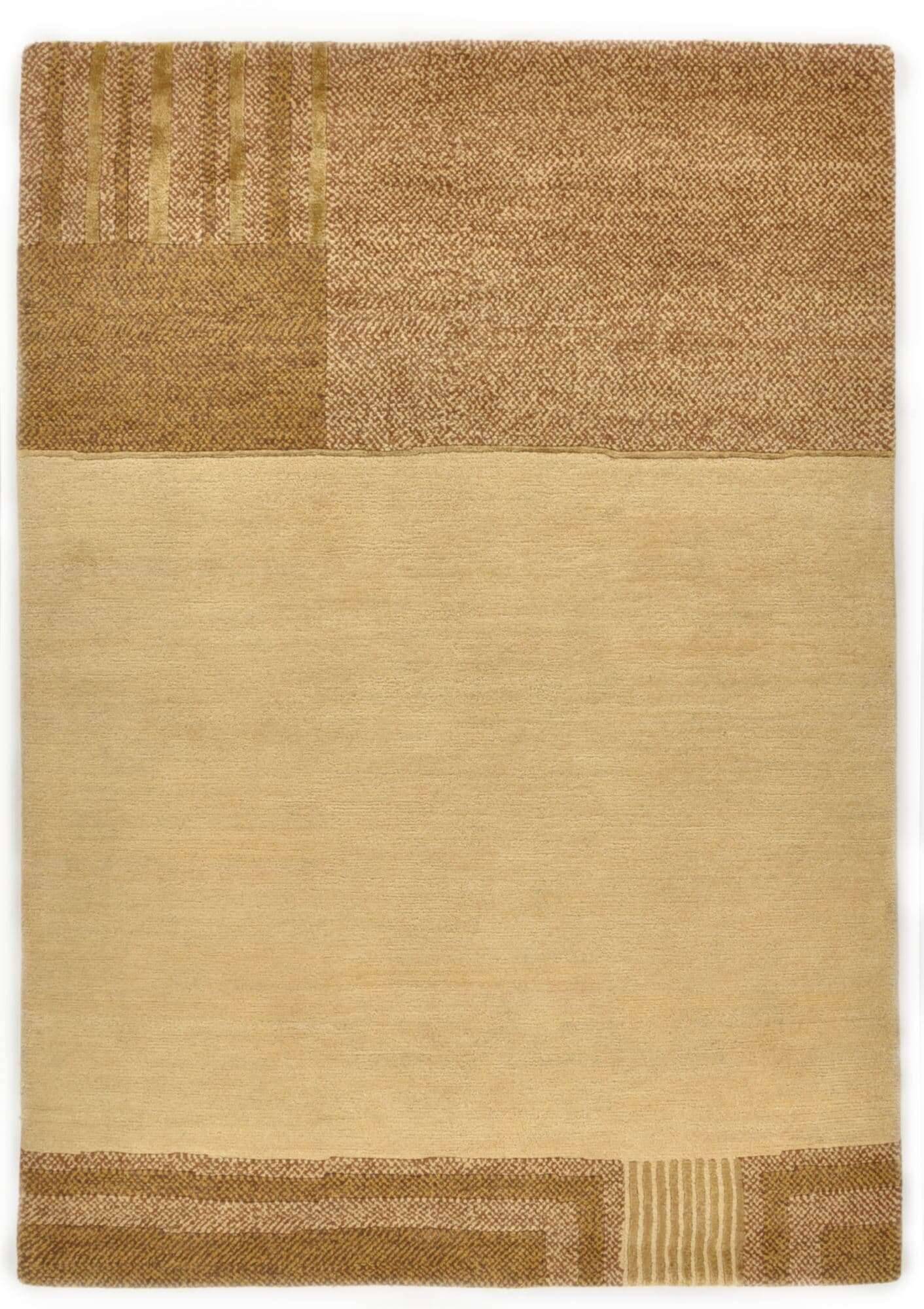 TalongaSilk_RSK302_470camel_425321_1 Talonga-Silk Nepalteppich ca: 162 x 228 cm Handgeknüpft