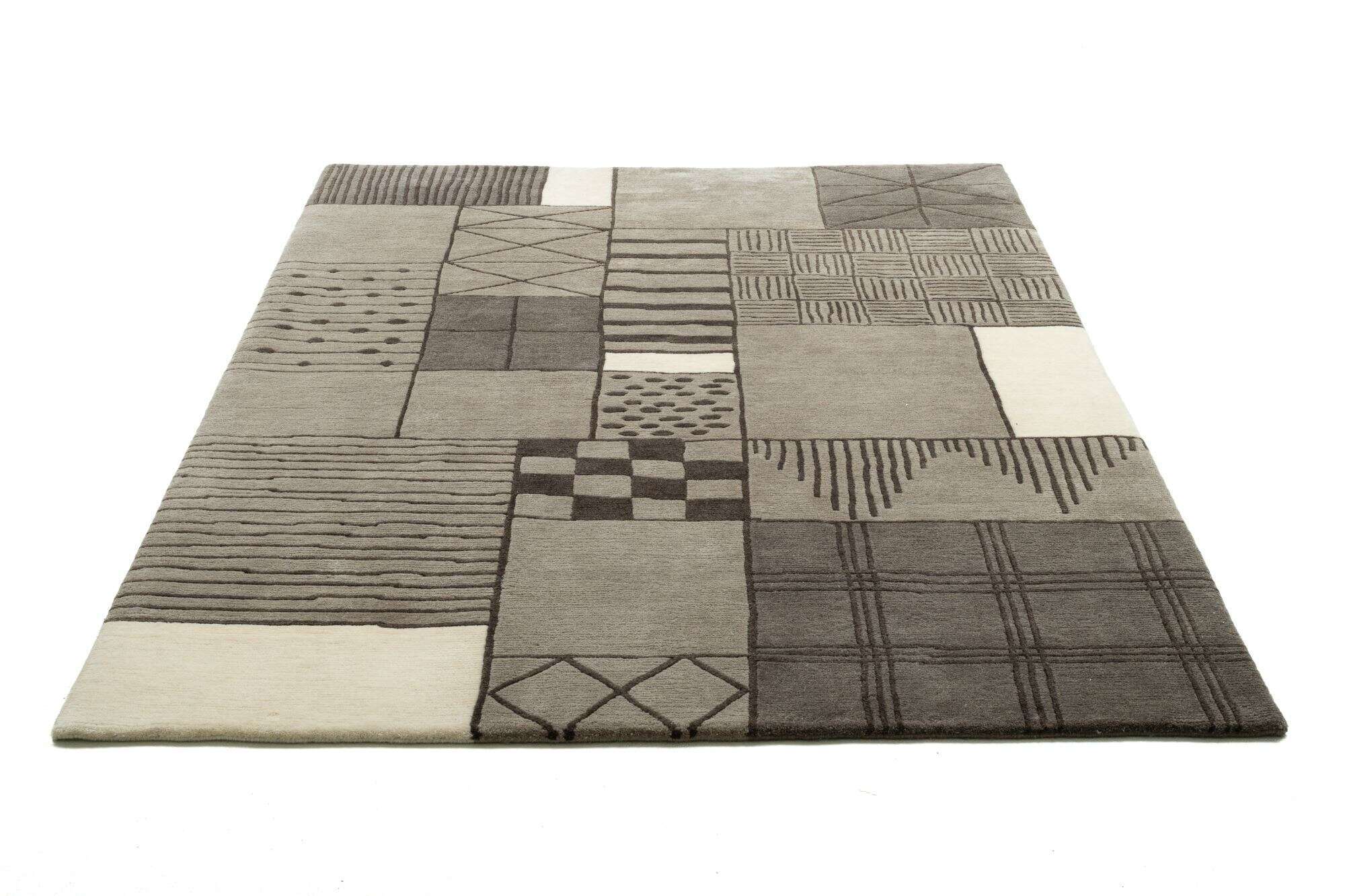 Nepal Teppich Baktapur Elegance Design Handgeknüpft 164x234 cm