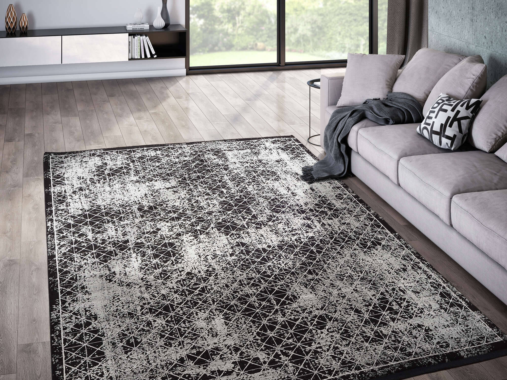 BES32-604-12 Teppich Blackline Diamond BES32 WK Wohnen Teppich Vintage