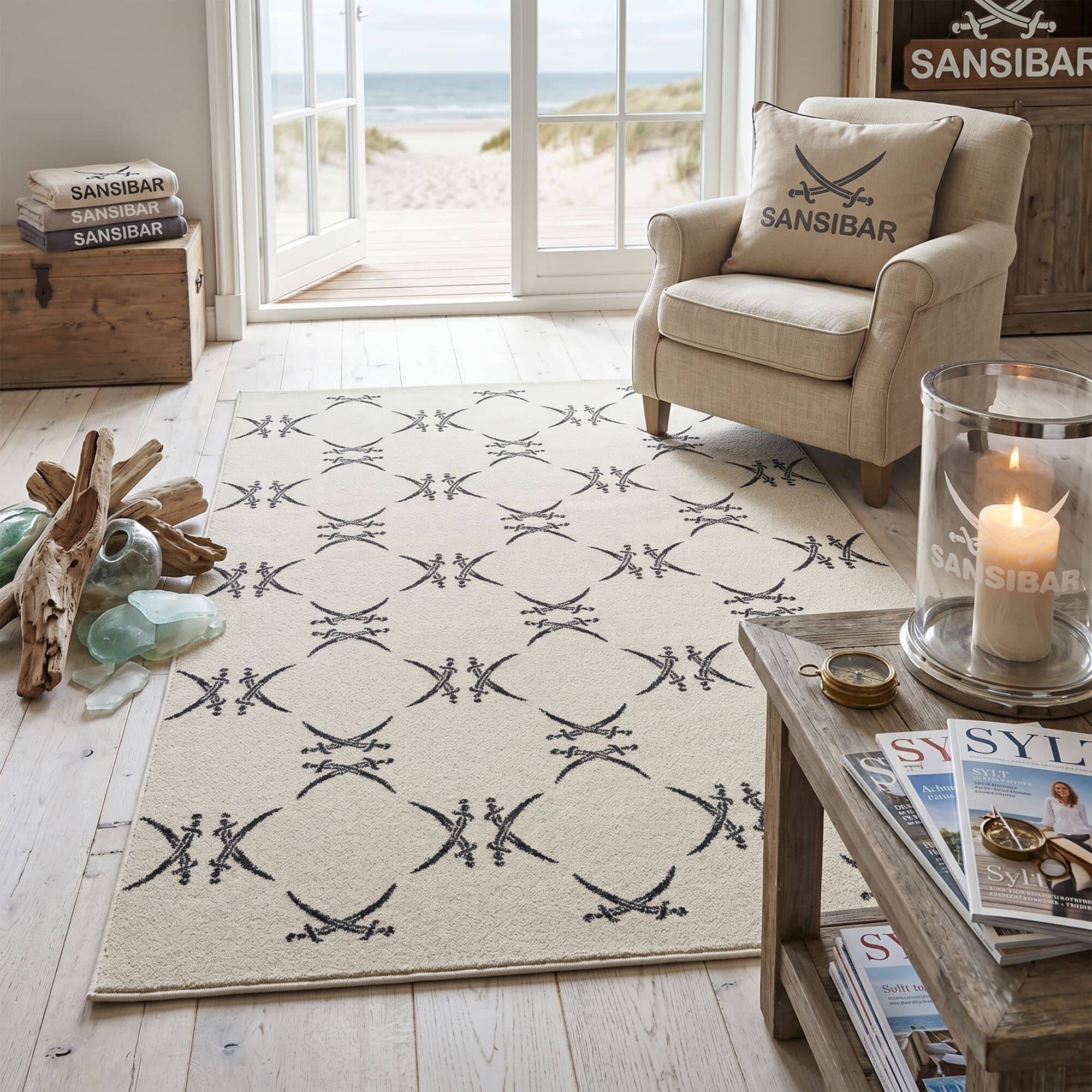 SANSIBAR Flachwebteppich Heide SA-037