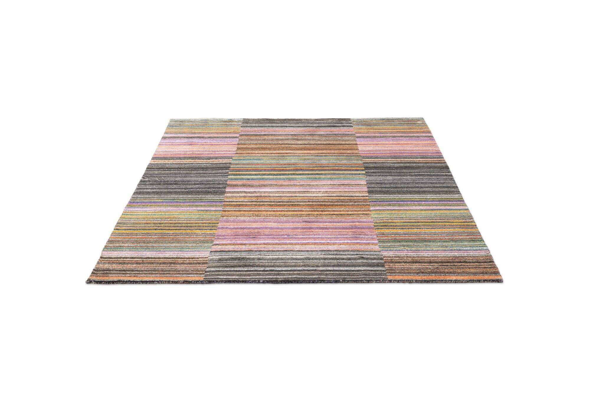 nevadaviscose_zo-2516-18_633taupemulti_412982_22 Teppich Modern Nevada Viscose Handgewebt 160x230cm bunt