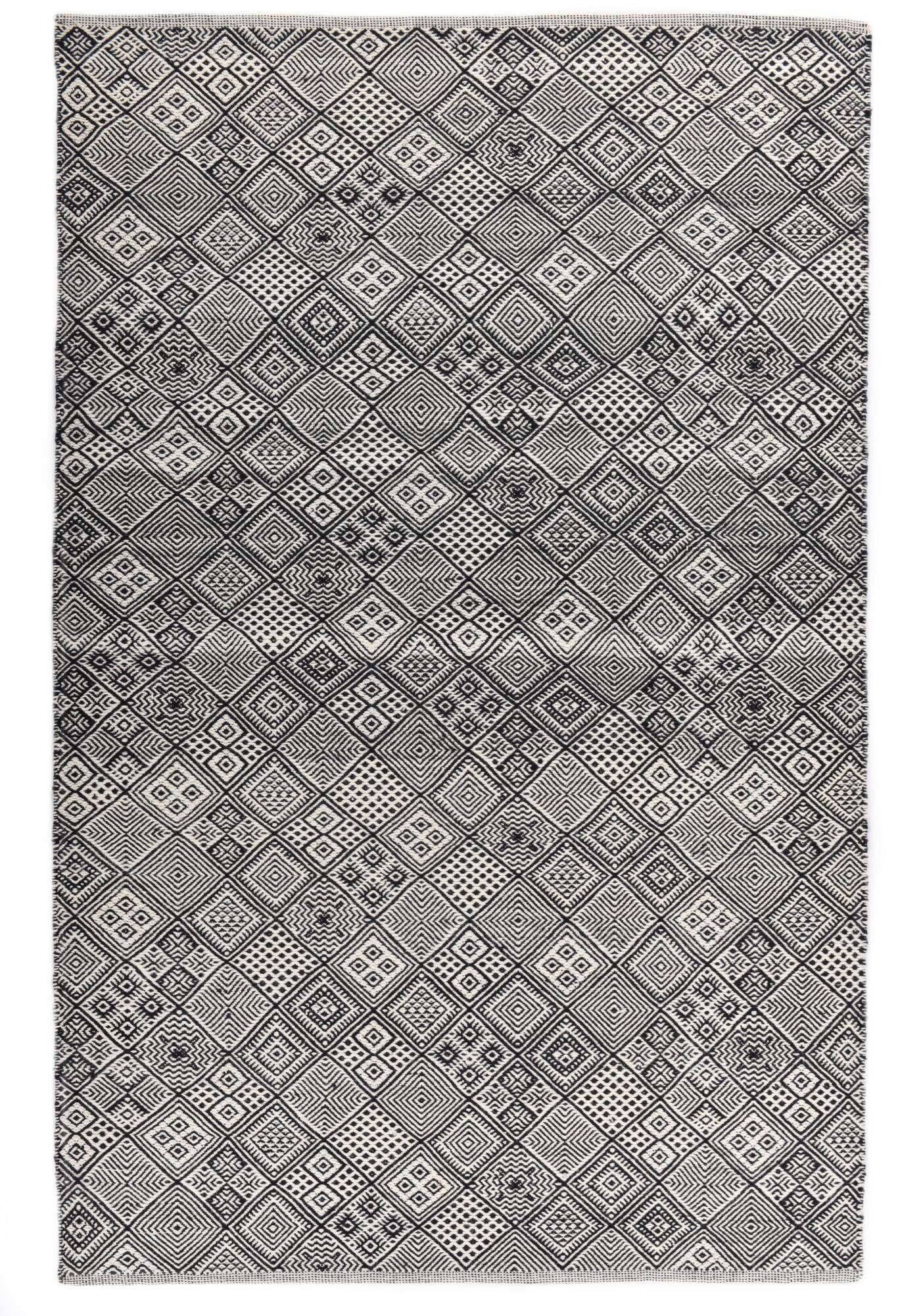 Molde_14005_615BlackAndWhite_426939_1 Molde 14005 Teppich Handgewebt reine Wolle