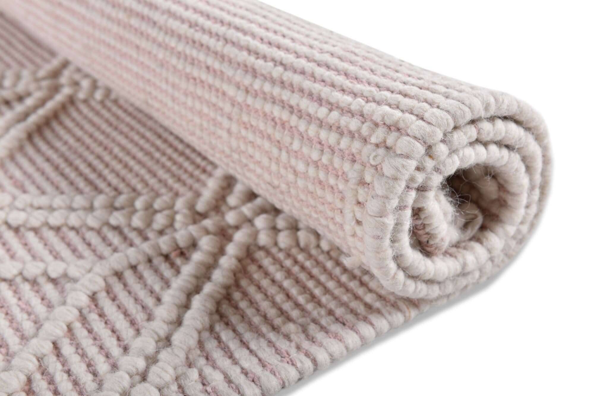 Macrame_three_250rose_426451_11 Tom Tailor Colored Macrame three Teppich Wolle Naturteppiche