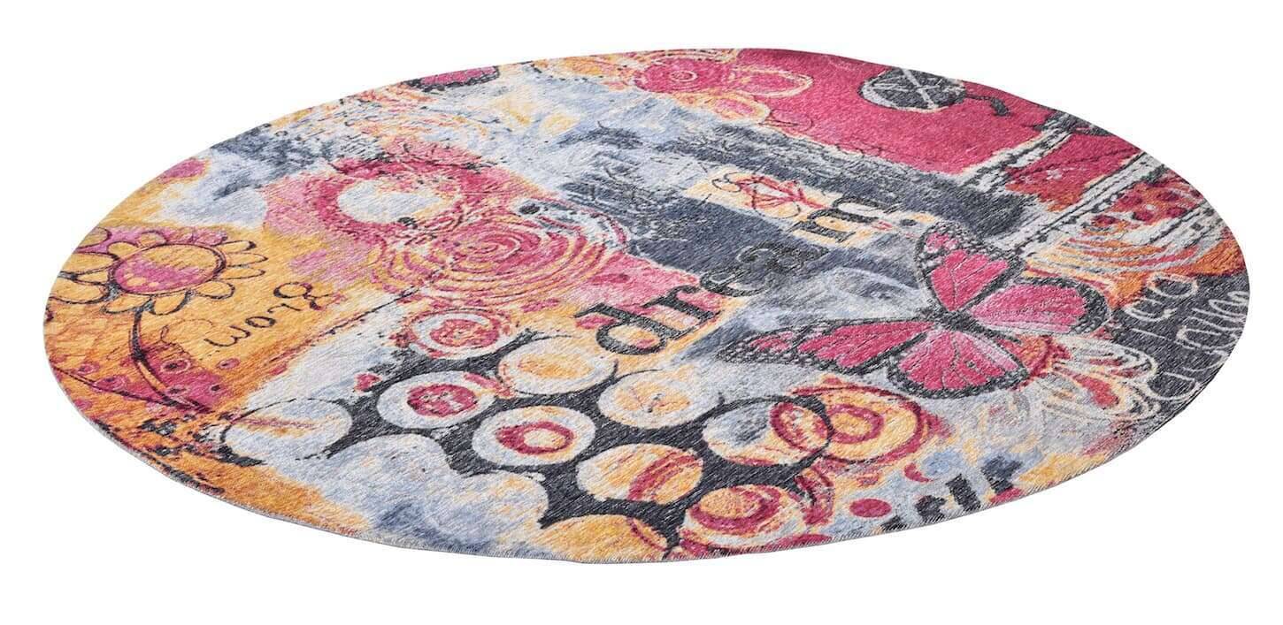 Cosima_GF-109_802Multicolor_426840_2 Cosima GF-109 Teppich Modernes Design rund