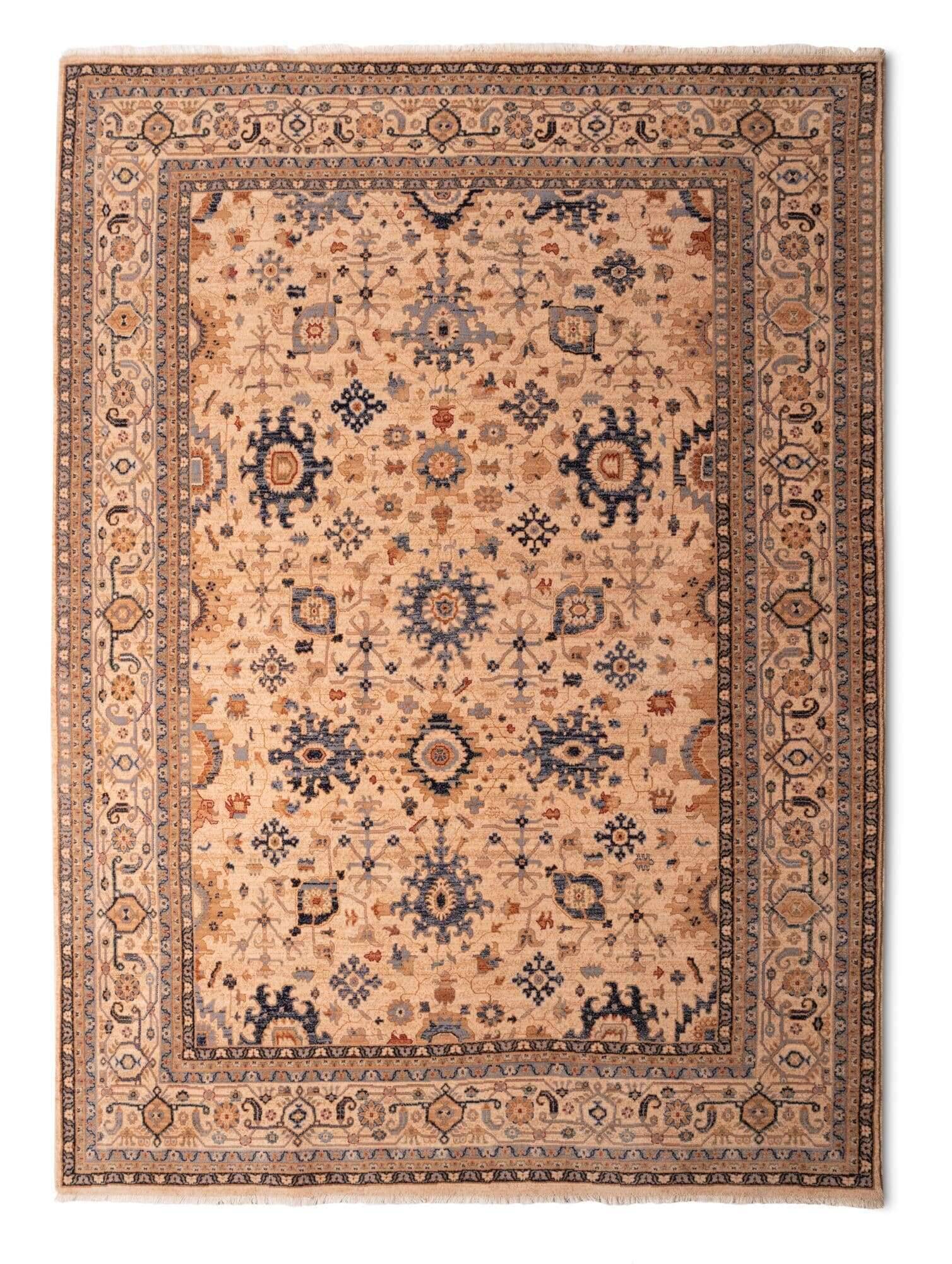 Saharna_7521_500brown_423935_1 Teppich Saharna 7521 Webteppich aus reiner Wolle