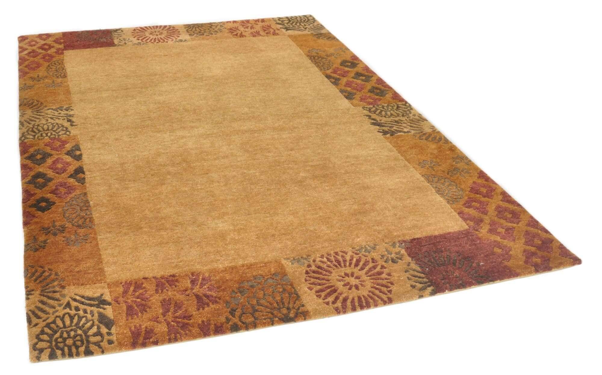 TalongaSilk_RSK495_453terramulti_409938_2 Talonga Silk Nepal Teppich Design: RSK495-B48 orange