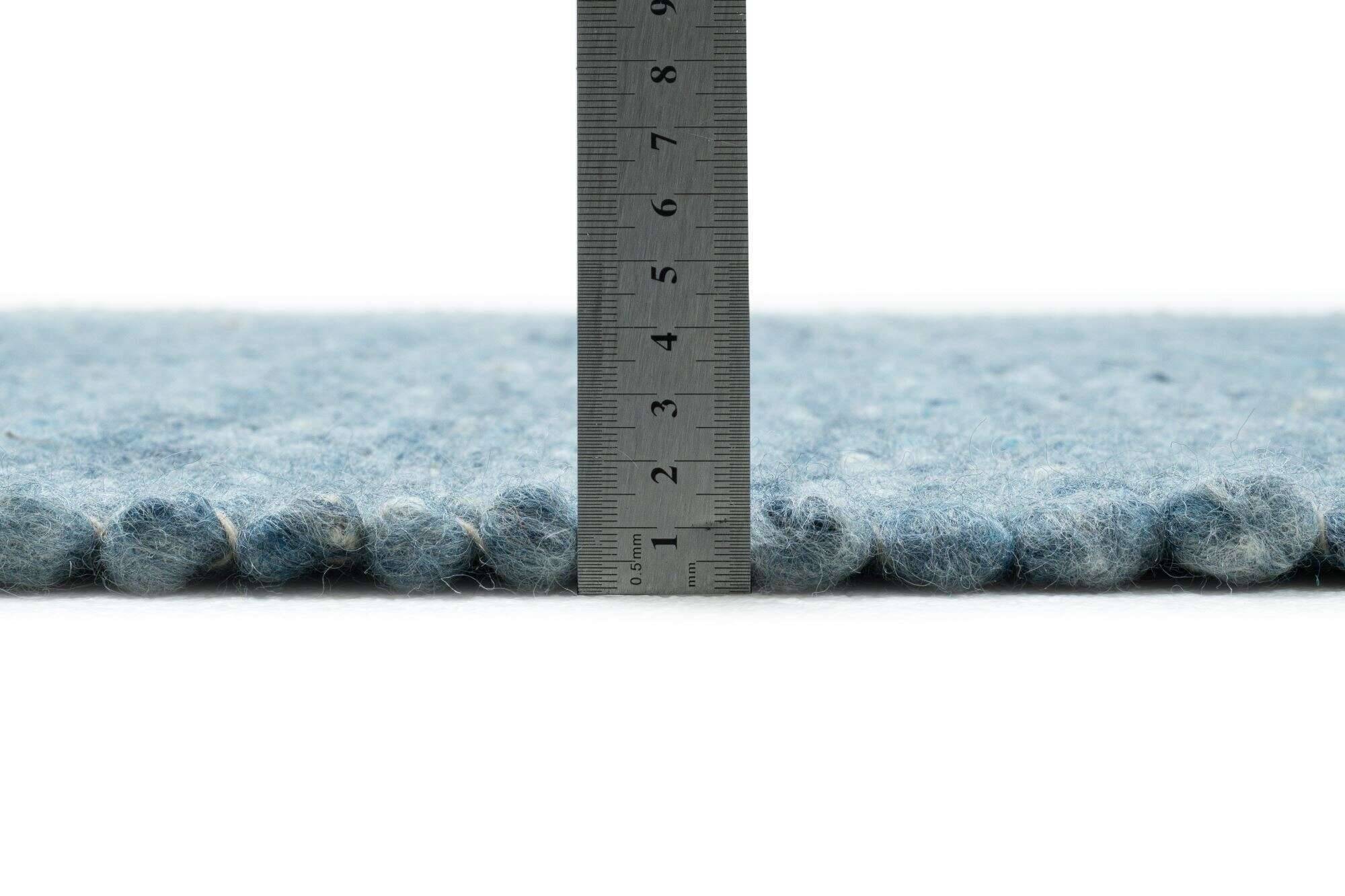 hoernum_uni_700blue_430208_5 Sansibar Handwebteppich Hörnum aus reiner Schurwolle