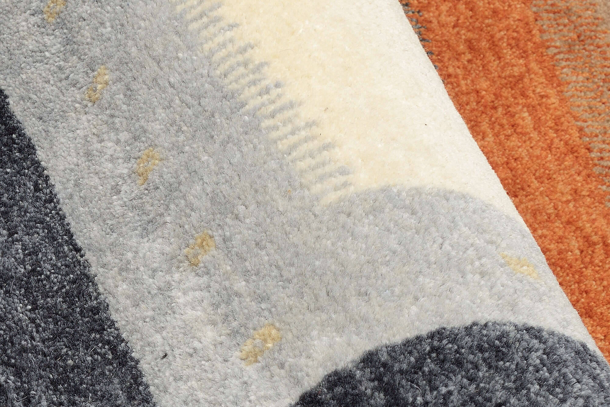 INT03-337-6 Teppich Intense Sona Gabbeh Design Handgeknüpft Schurwolle