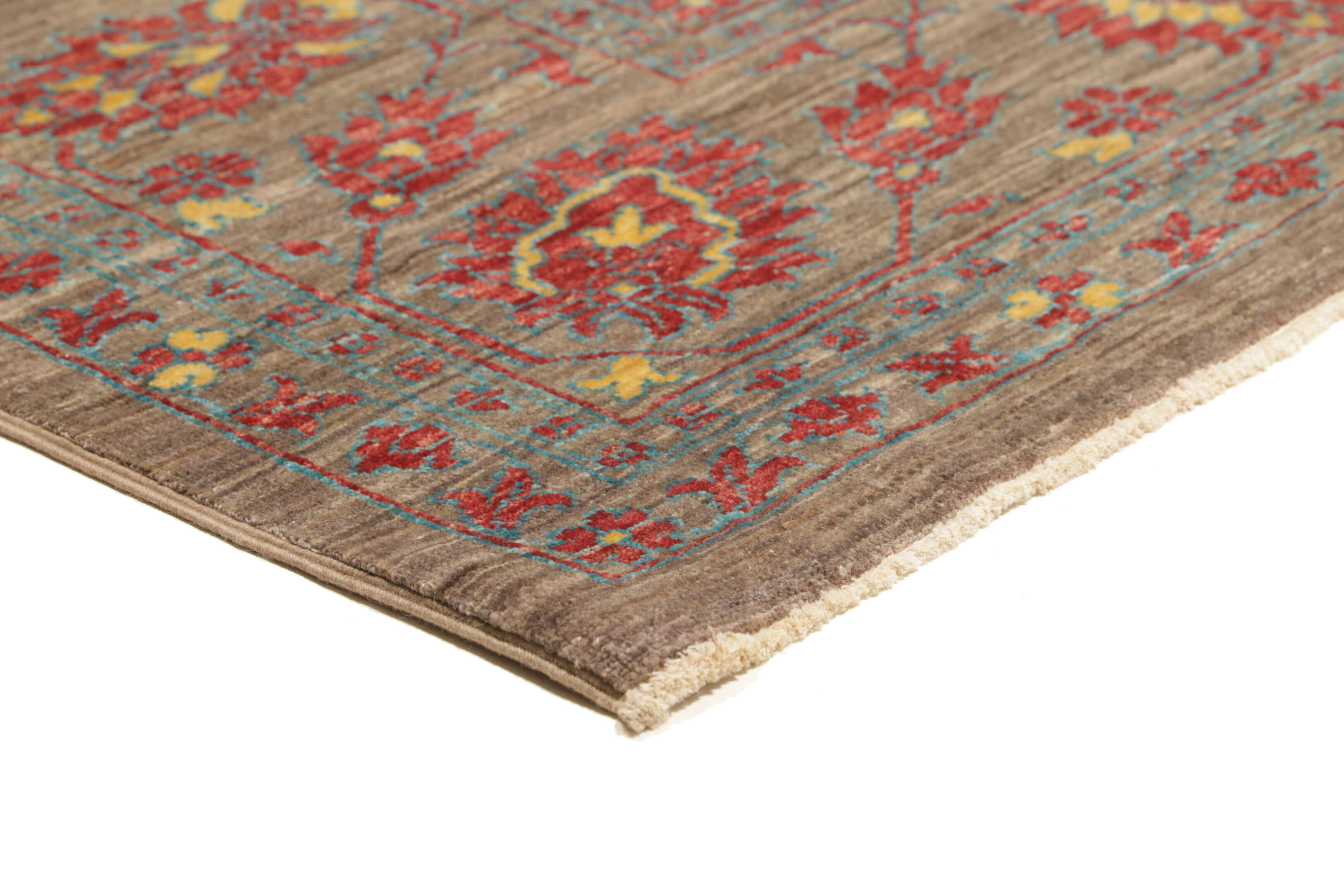 RSN376327-00004 Ziegler Teppich 250x346 cm Orientteppich braun Handgeknüpft Wolle