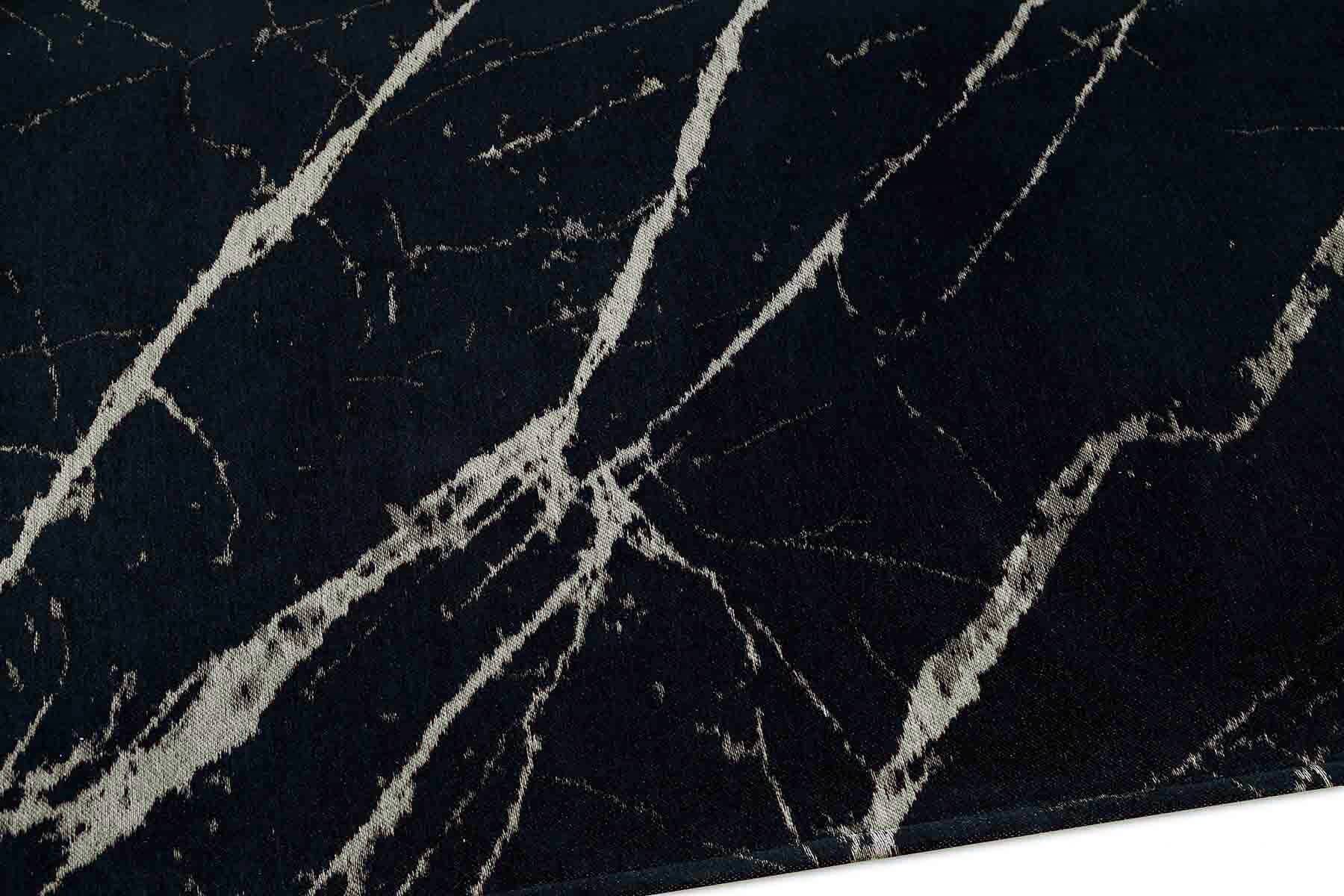 Moderner Teppich PIETRA BLACK - Waschbarer Teppich Moderner Teppich PIETRA BLACK - Waschbarer Teppich