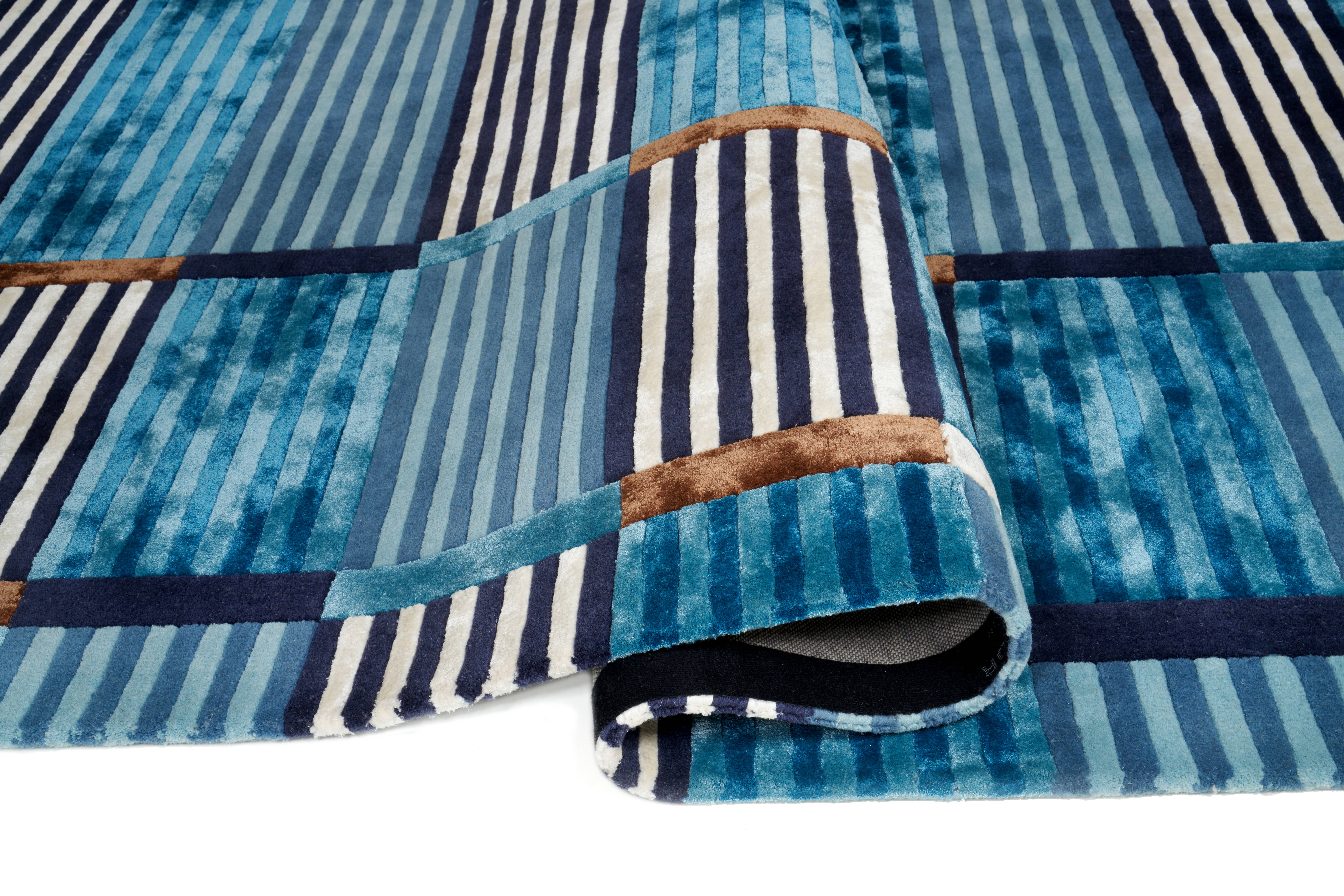 Moderner Teppich ADMIRAL BLUE Moderner Teppich ADMIRAL BLUE