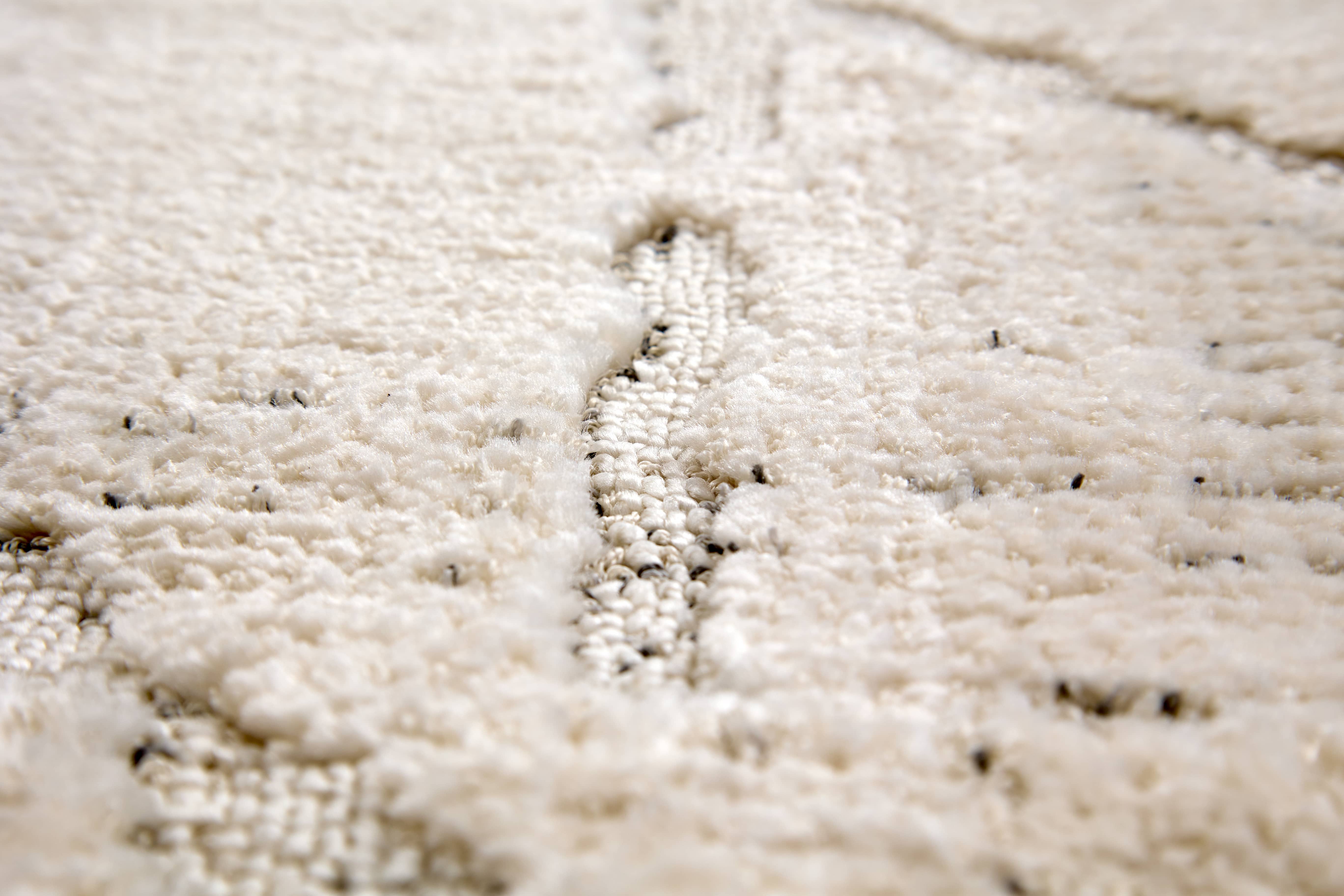 Wohnteppich Lou D.254 C.003 Rauten creme-grau