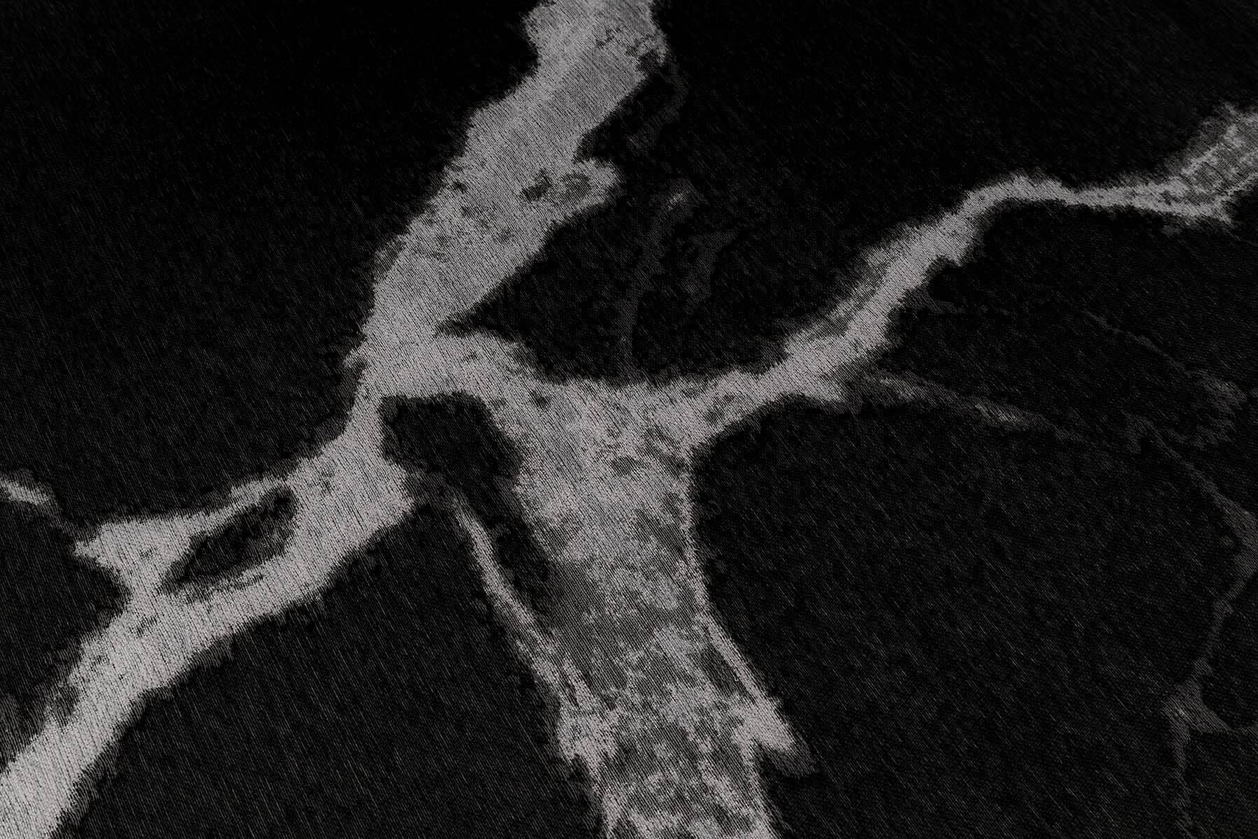 Moderner Teppich STATUARIO BLACK - Waschbarer Teppich Moderner Teppich STATUARIO BLACK - Waschbarer Teppich