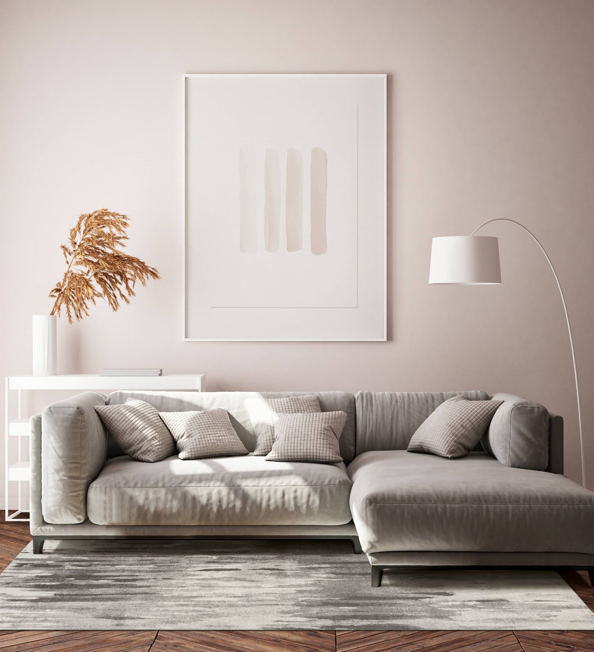 Vintage Teppich CANVAS WARM GRAY - Waschbarer Teppich Vintage Teppich CANVAS WARM GRAY - Waschbarer Teppich