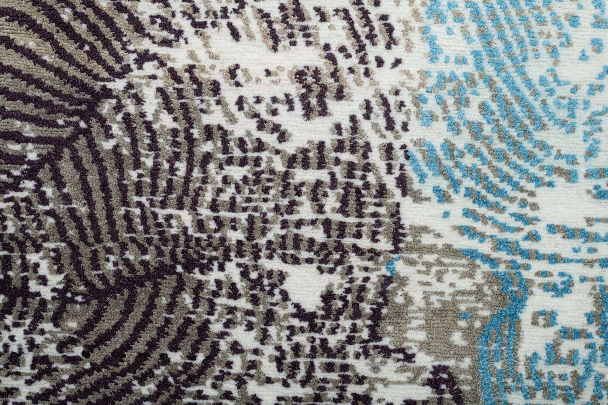 jabusilk60_c2314_453terra-multi_111232_3 Nepal Teppich Jabu Silk 60 Wolle Seide Design Teppich 245x302cm