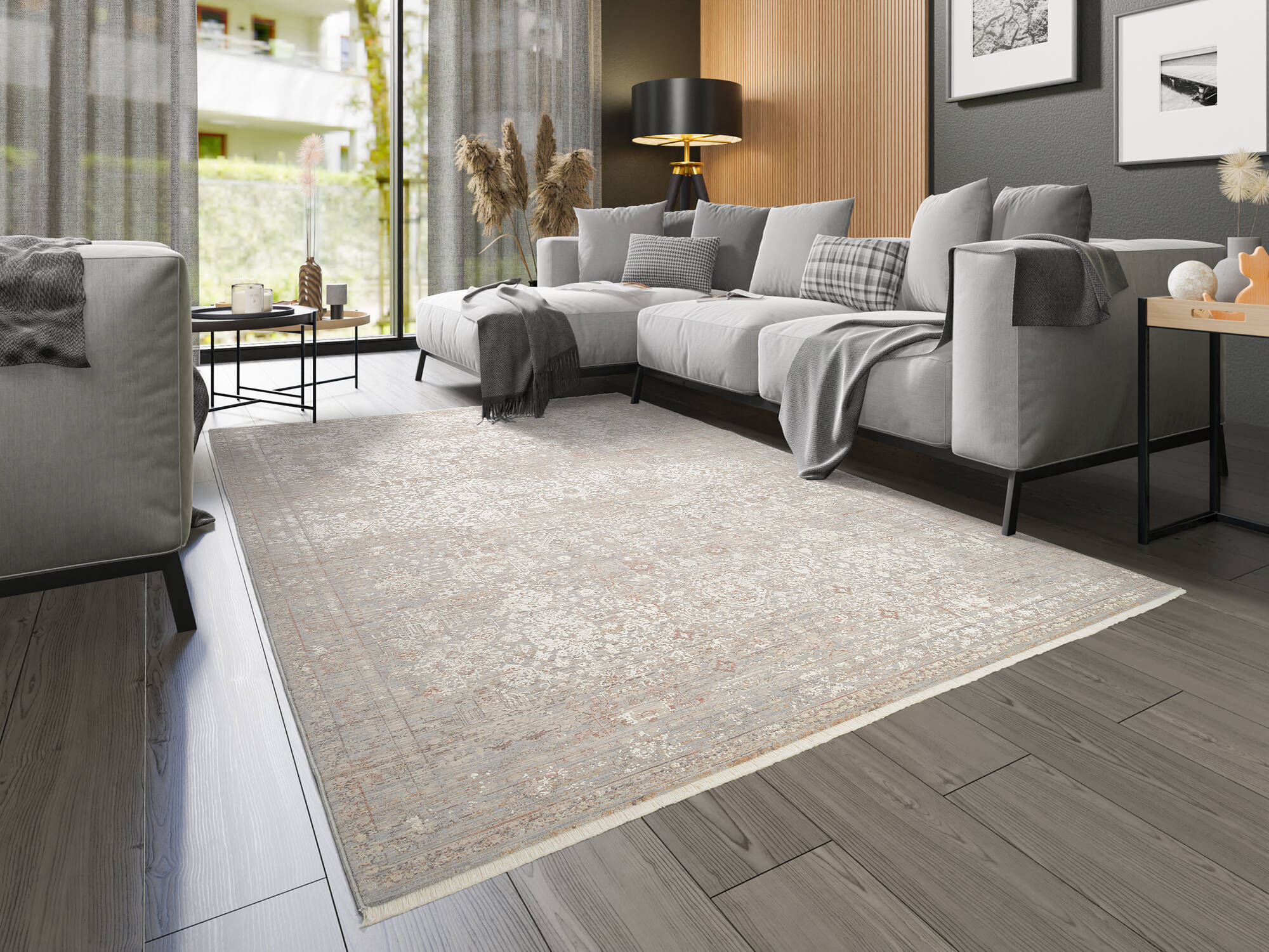 Moderner Vintage Teppich FARBEN GRANDE von OCI 