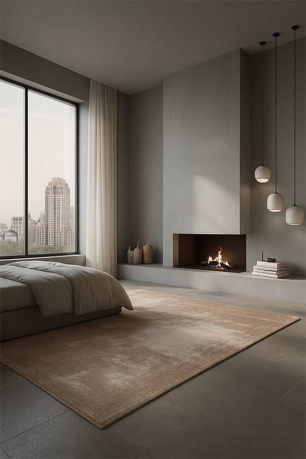 Moderner Teppich Cliff beige