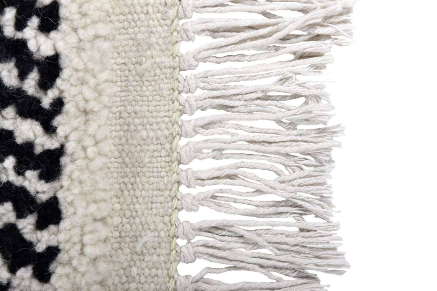 BenniUrein_2008_997Blanc_426558_10 Berber Teppich Beni Ourain 120x200cm Schafwolle