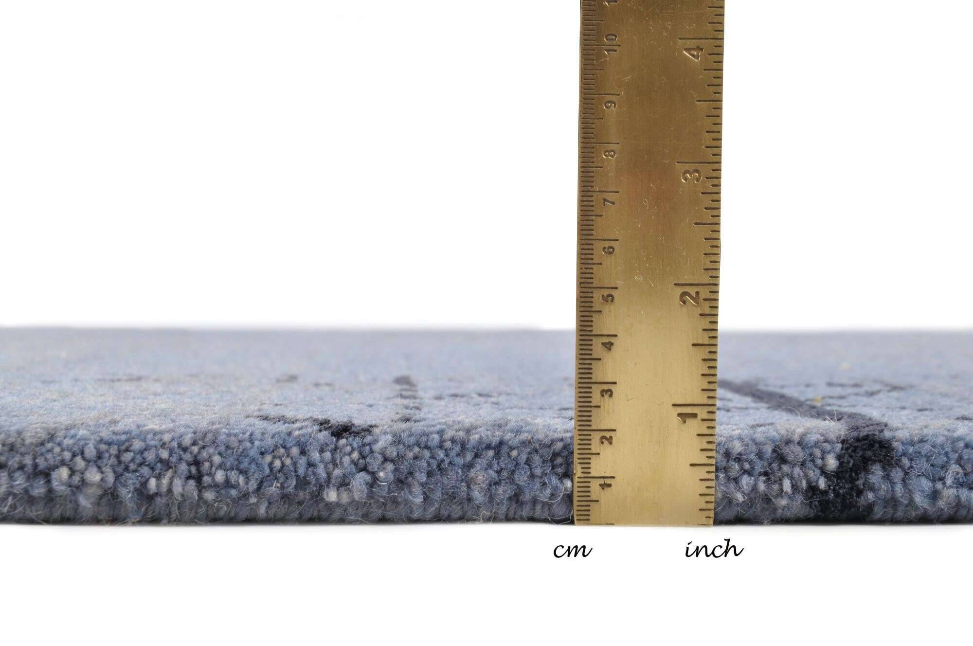 TalongaSilk_RSK564_702blue_110524_5 Talonga Silk Nepal-Teppich ca: 165 x 235 cm Handgeknüpft