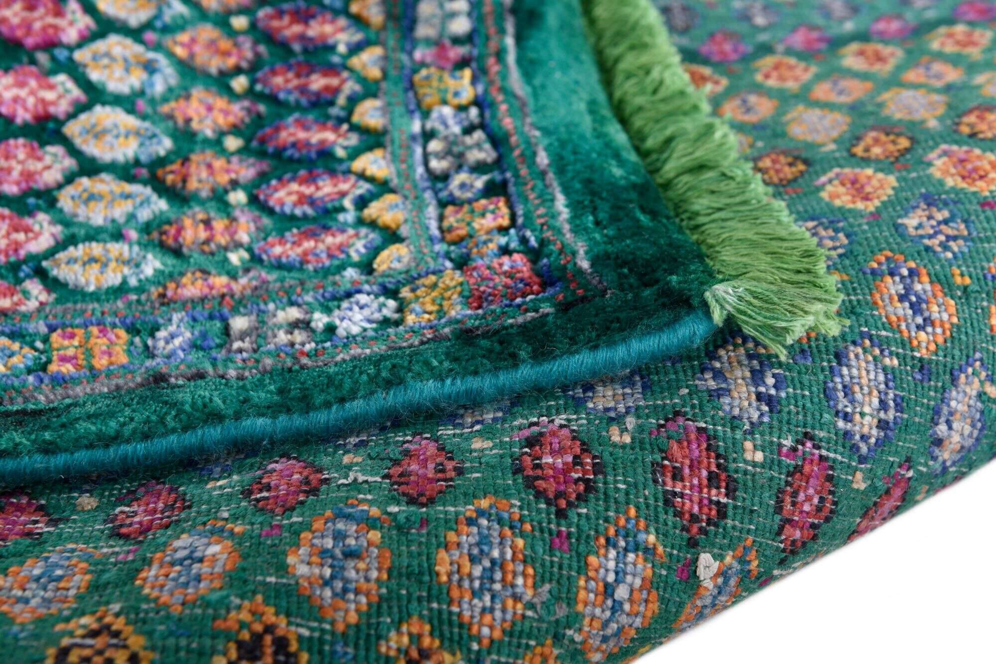 newchapter_m-2_300green_420882_9 Teppich New Chapter grün Handgeknüpft im Wunschmaß