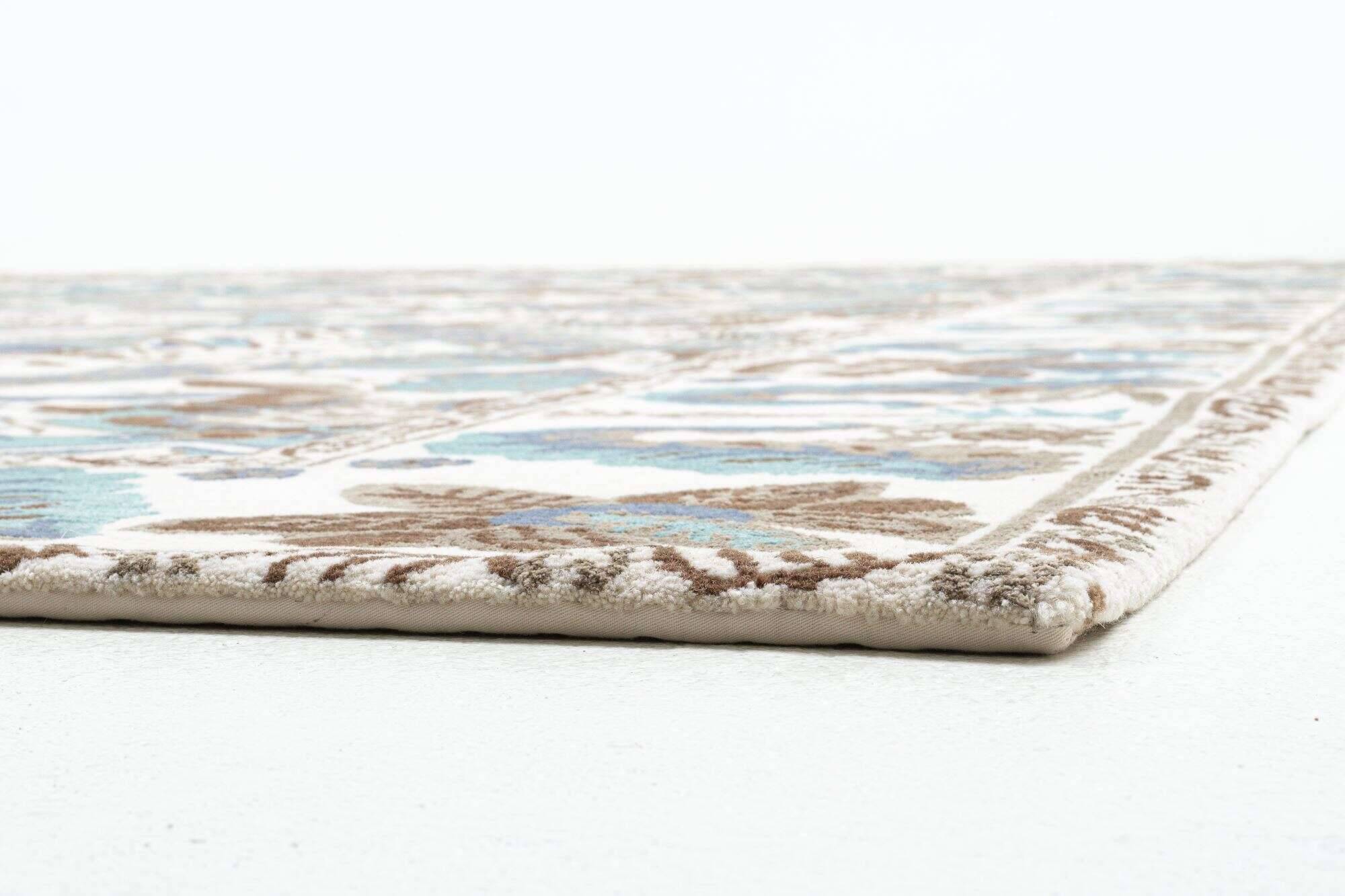 jabusilk60_cx3513_x324_409031_19 Nepal Teppich Jabu Silk 60 Wolle Seide Design Teppich 245x307cm