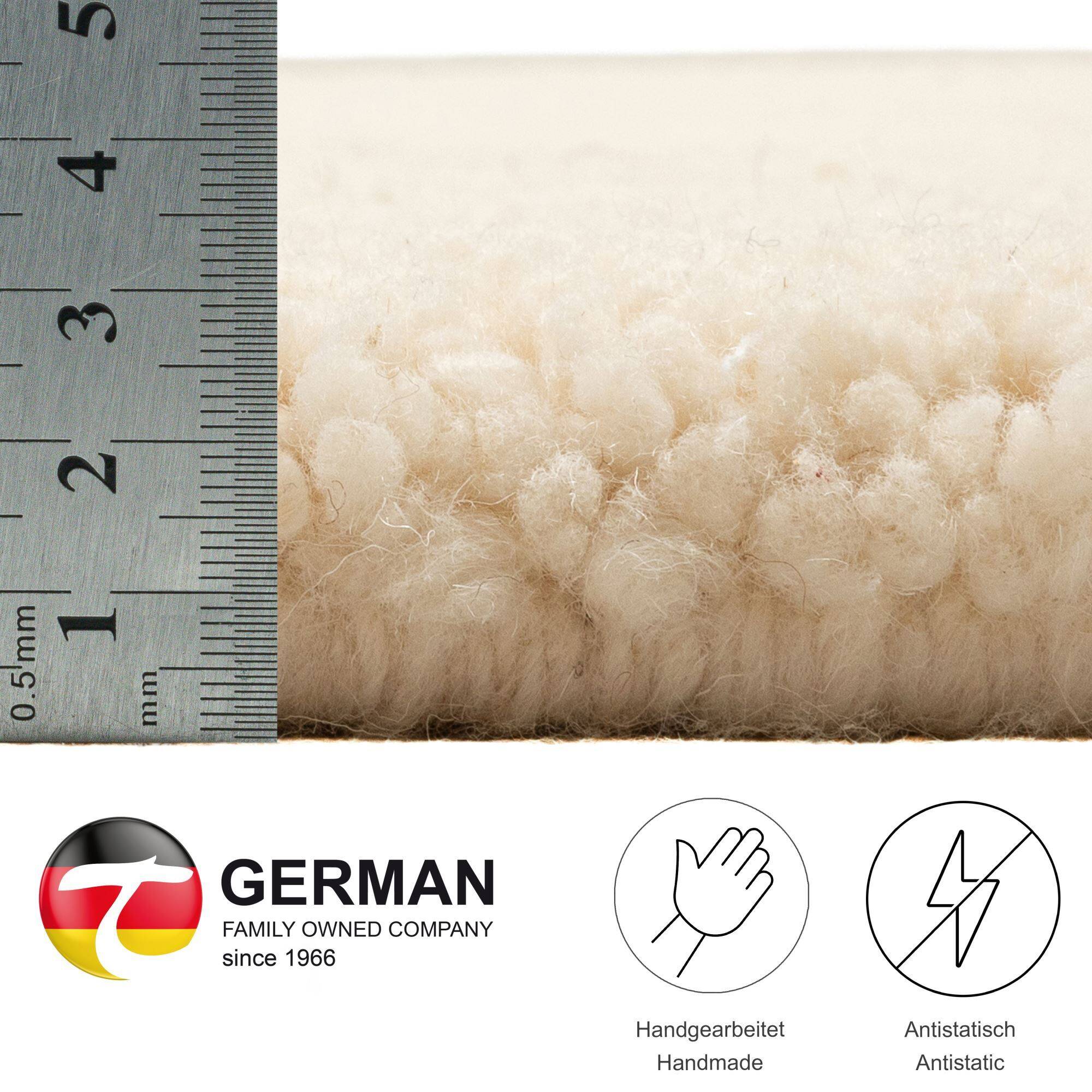 Berber Teppich Hadj Handgeknüpft Marokko rund