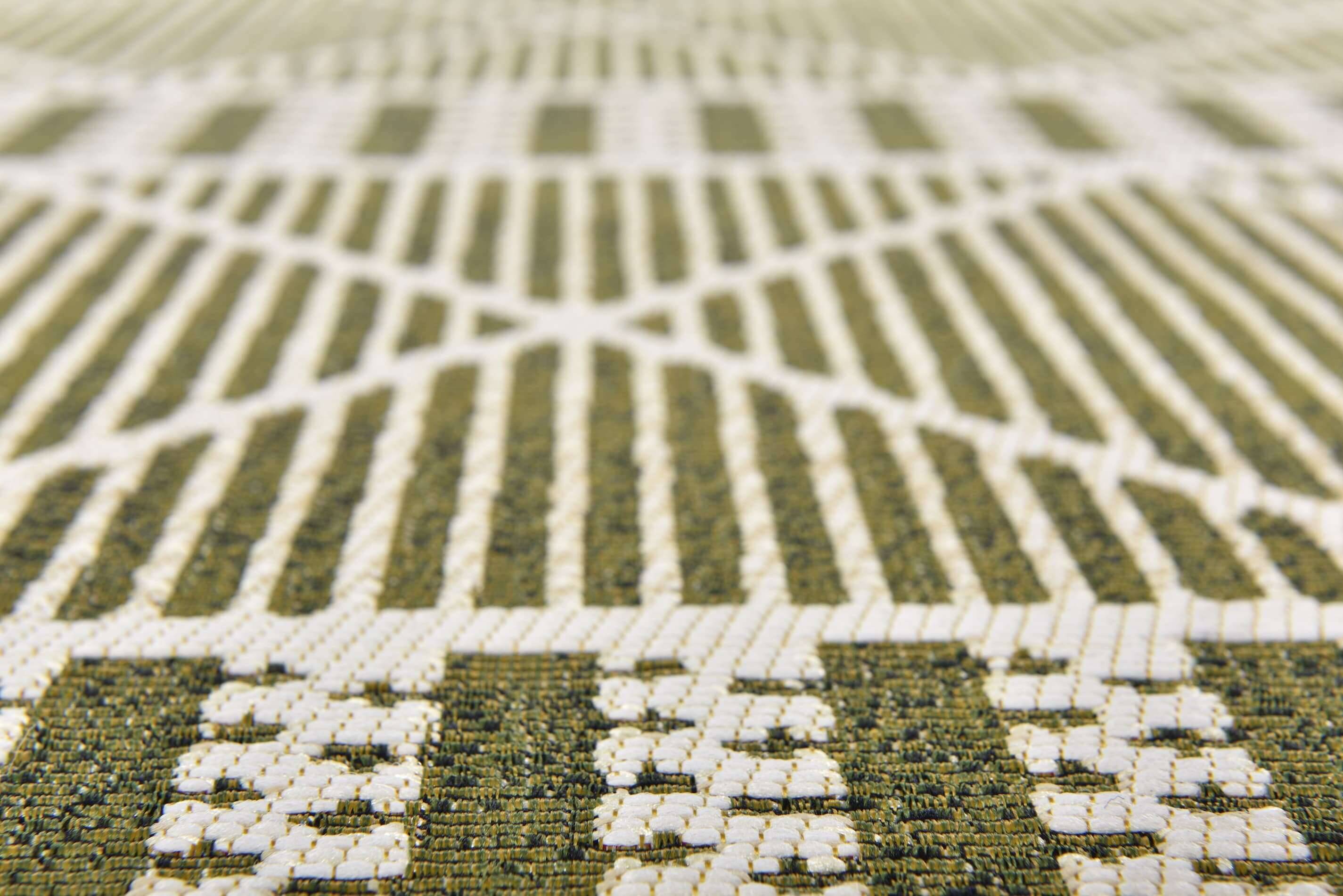 FunkyOutdoor_Geometric_300green_426424_3 Tom Tailor FUNKY IN- OUTDOOR Teppich Geometric Flachgewebe