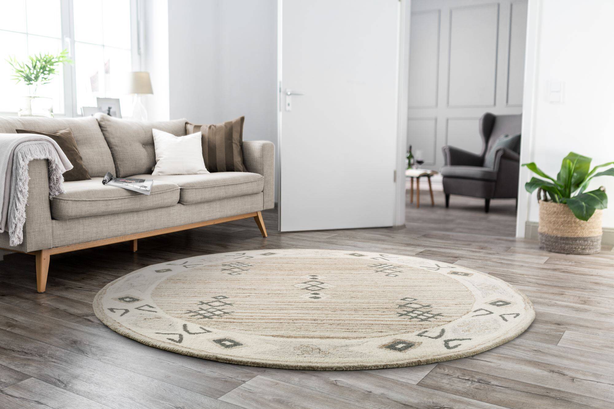 Teppich Berber Royal Berber 018 Rund Teppich Berber Royal Berber 018 Rund