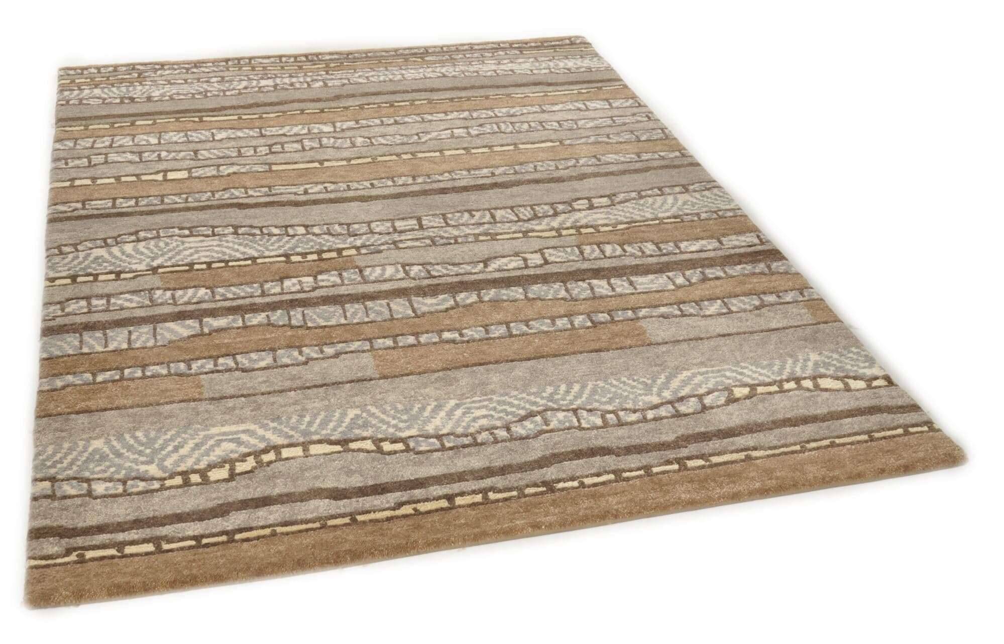 TalongaSilk_RSK686_505brownmulti_413192_2 Nepalteppich Talonga-Silk RSK686-B65 im Wunschmaß