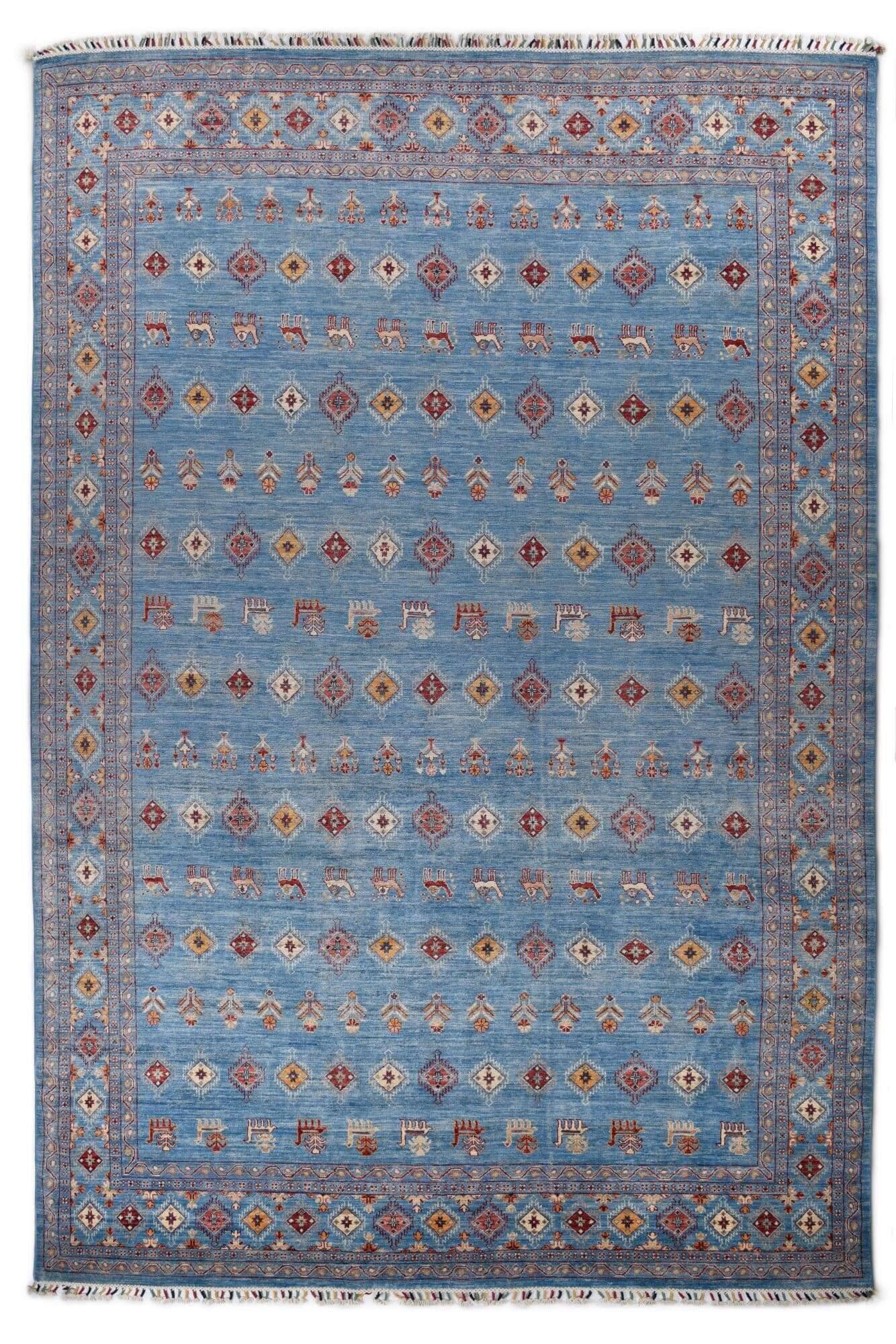 Kandashah Ziegler-Teppich ca: 270 x 394 cm Hochwertiger Teppich aus Pakistan