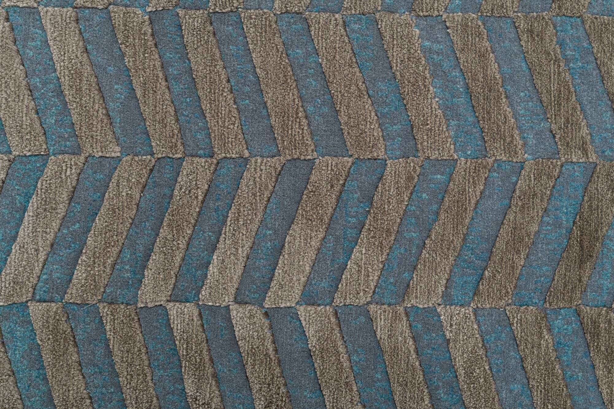 jabusilk60_c3289_502brownmulti_406859_3 Nepal Teppich Jabu Silk 60 Wolle Seide Design Teppich 245x303cm