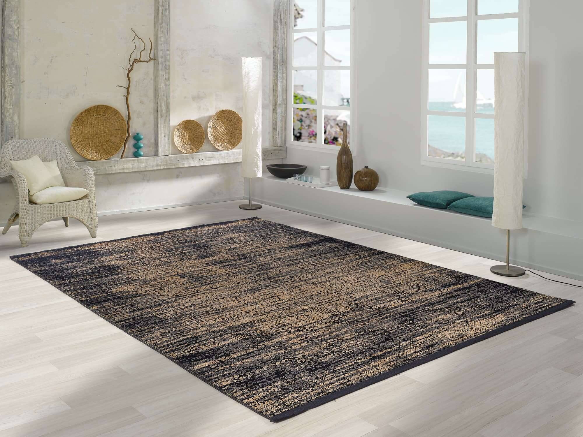 BRI23-645-1 Brilliance ART DECO Vintage Design Wohnteppiche