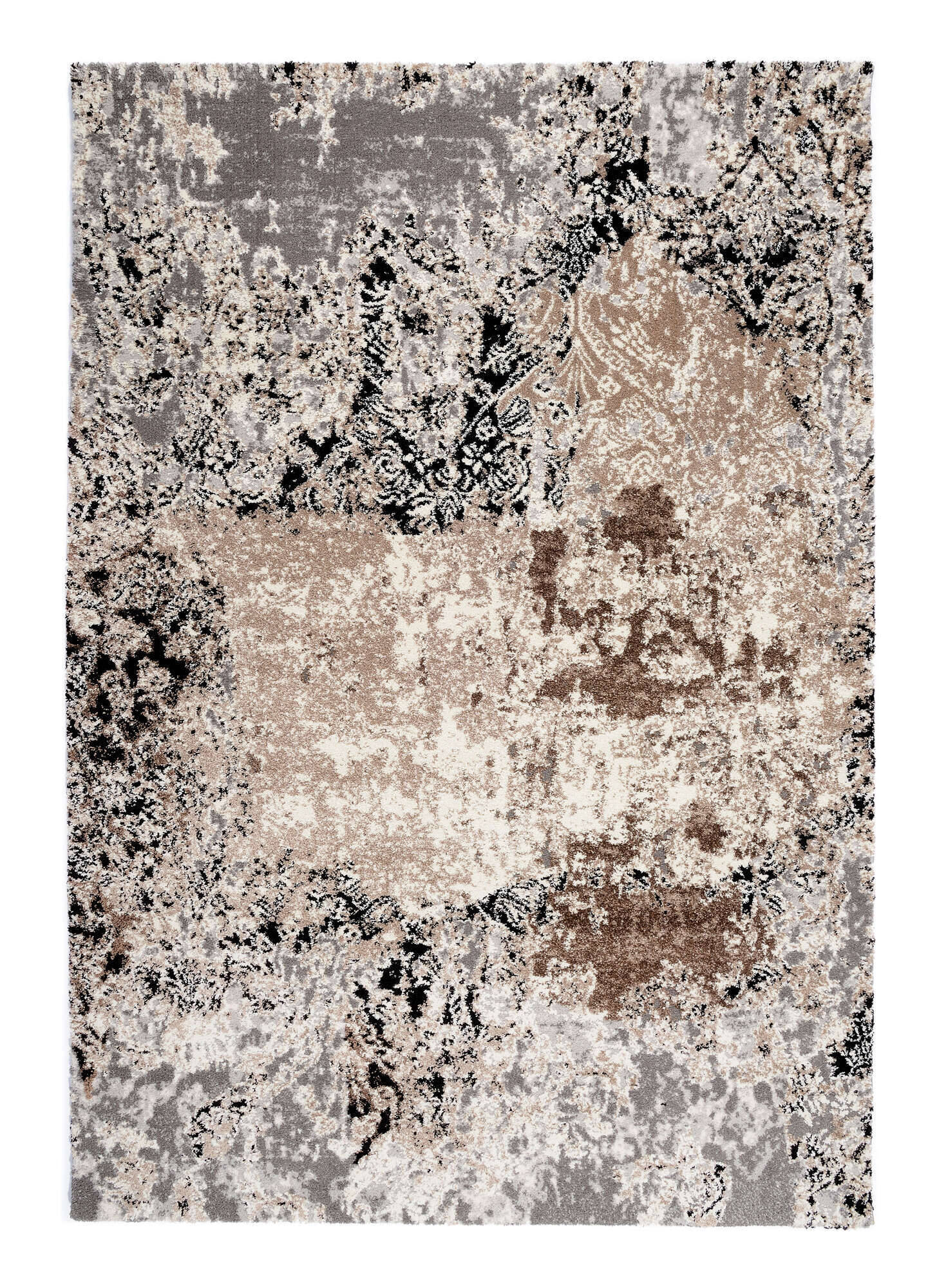 JUW03-547-2 Teppich Juwel Dramatica Hochflor Teppich Vintage Shaggy