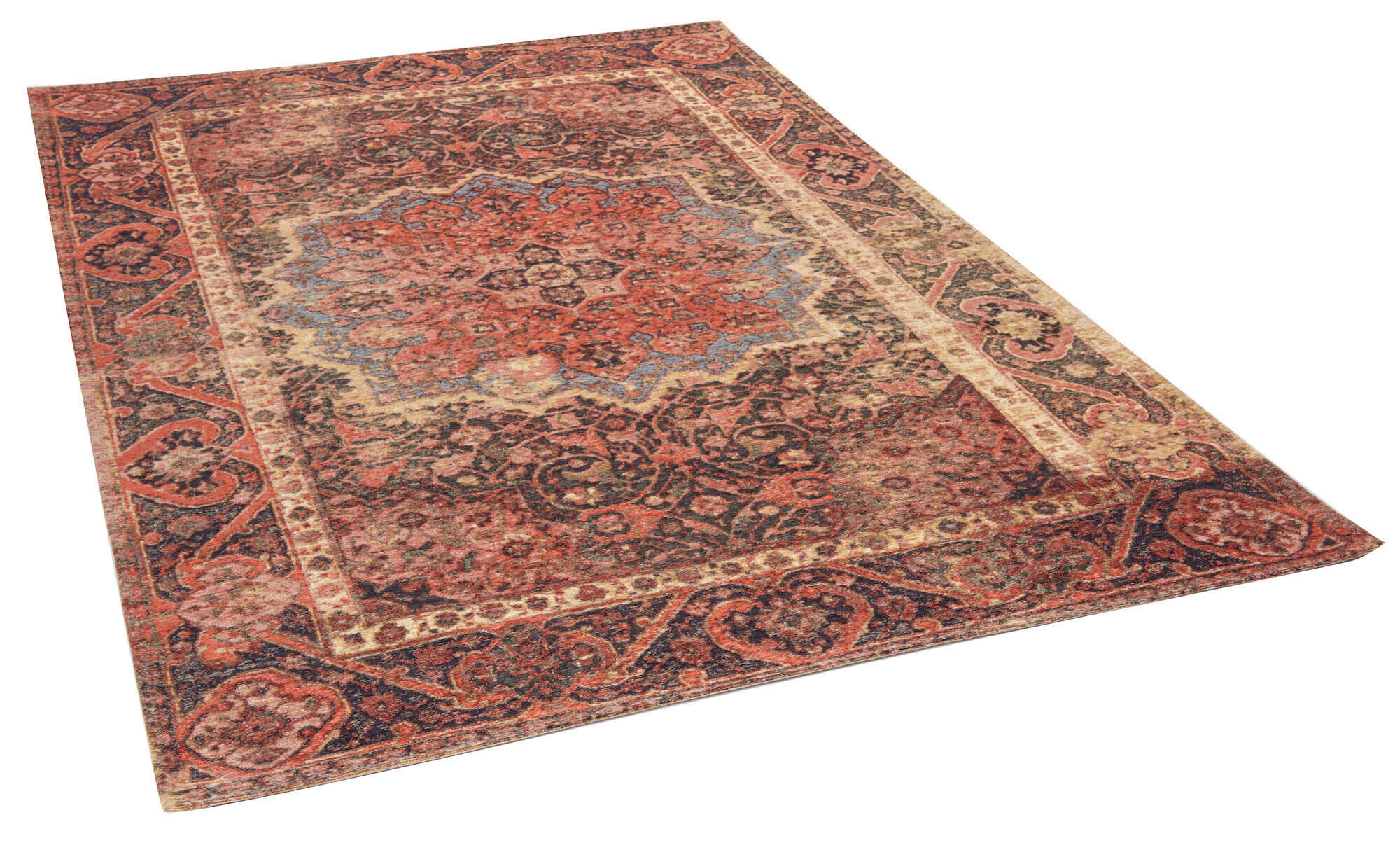 FunkyOrient_Ghom_200red_420065_2 Teppich Funky Orient Ghom Tom Tailor Teppich Orient