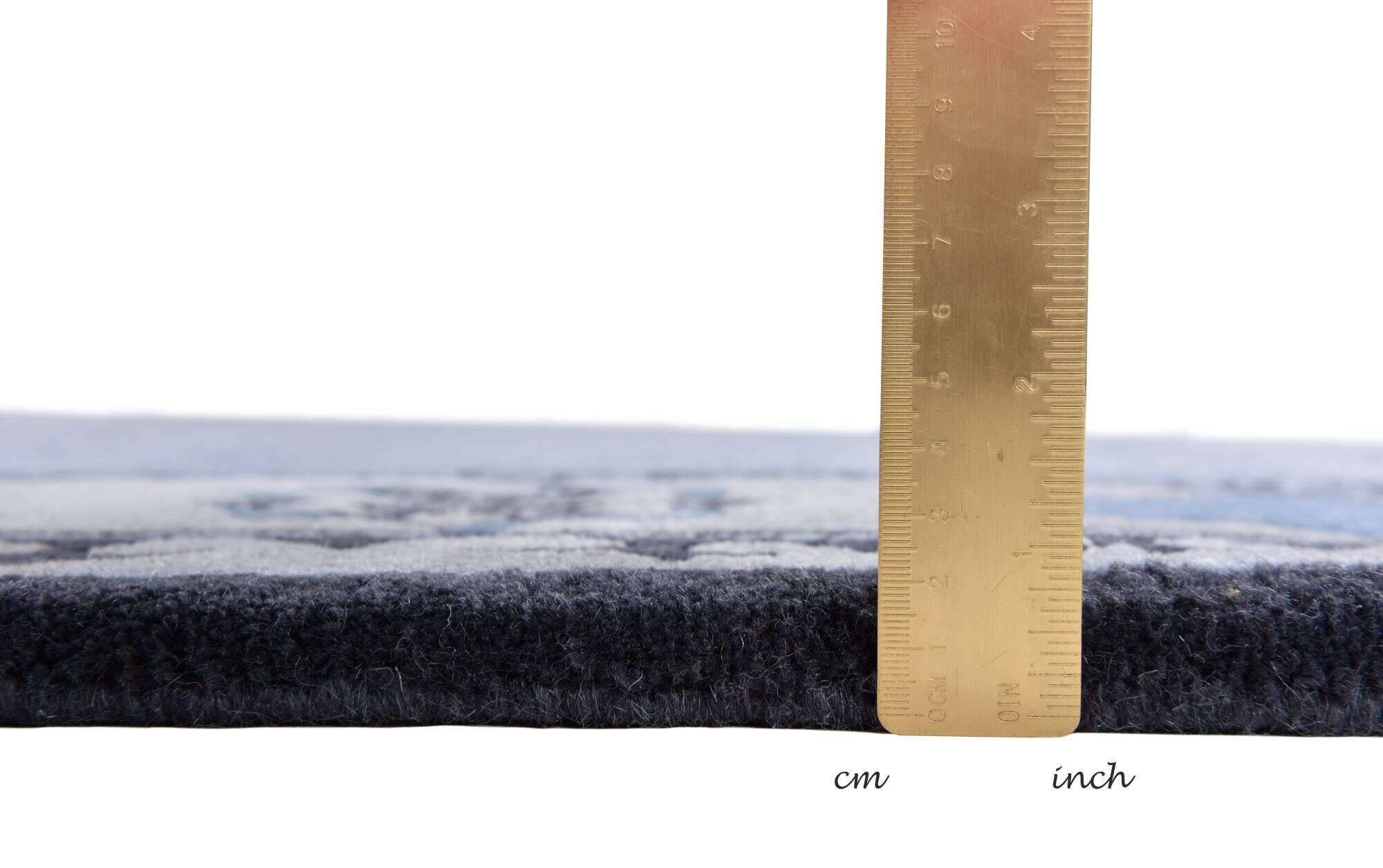 tibetlife_mk86_703bluemulti_110299_5 Tibet Nepal Teppich Gurkha im Wunschmaß