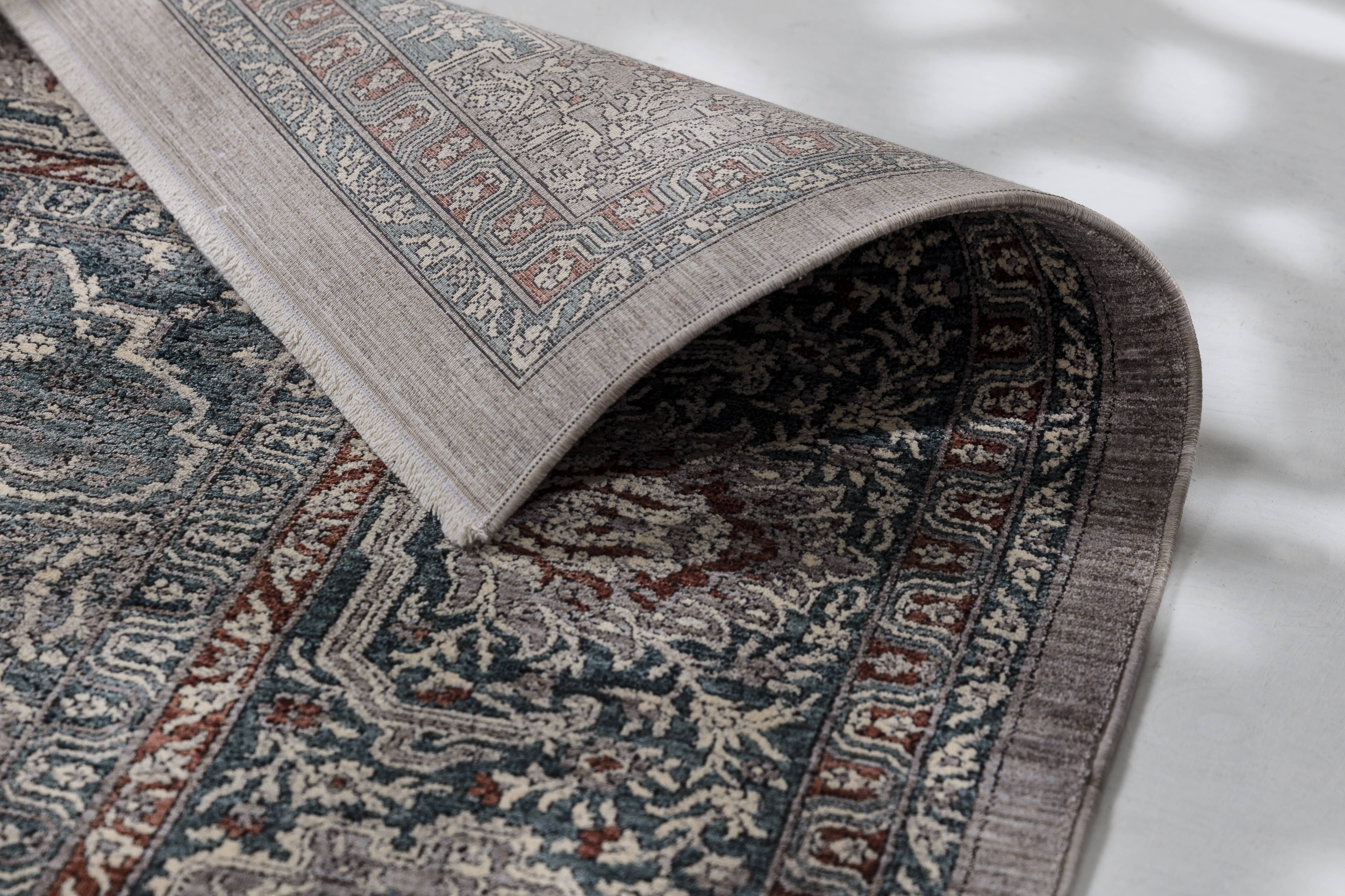 Tropea ca.200x290cm D.242 C.005 Medaillon grau Tropea ca.200x290cm D.242 C.005 Medaillon grau