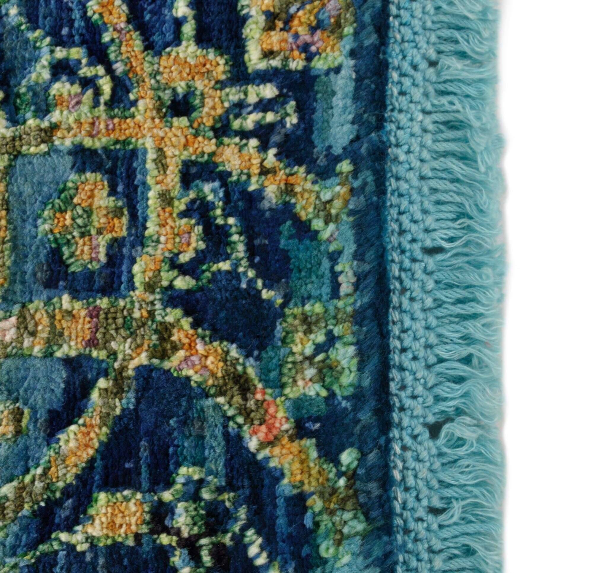 sadra_mb01_705bluemulti_413228_10 Sadra Design Teppich Handgeknüpt