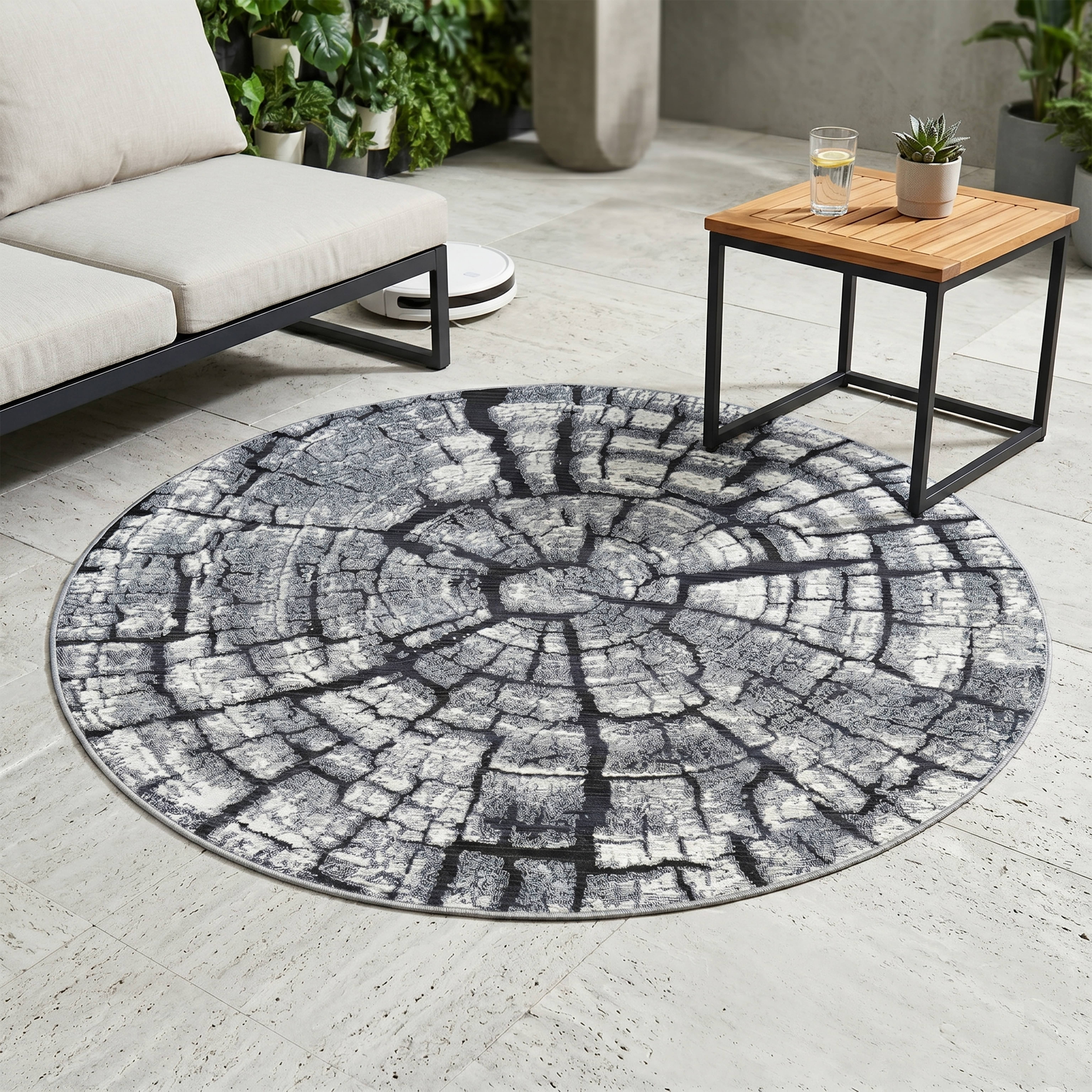 Flachgewebe Aurora GF-095-655 In- und Outdoor Teppich