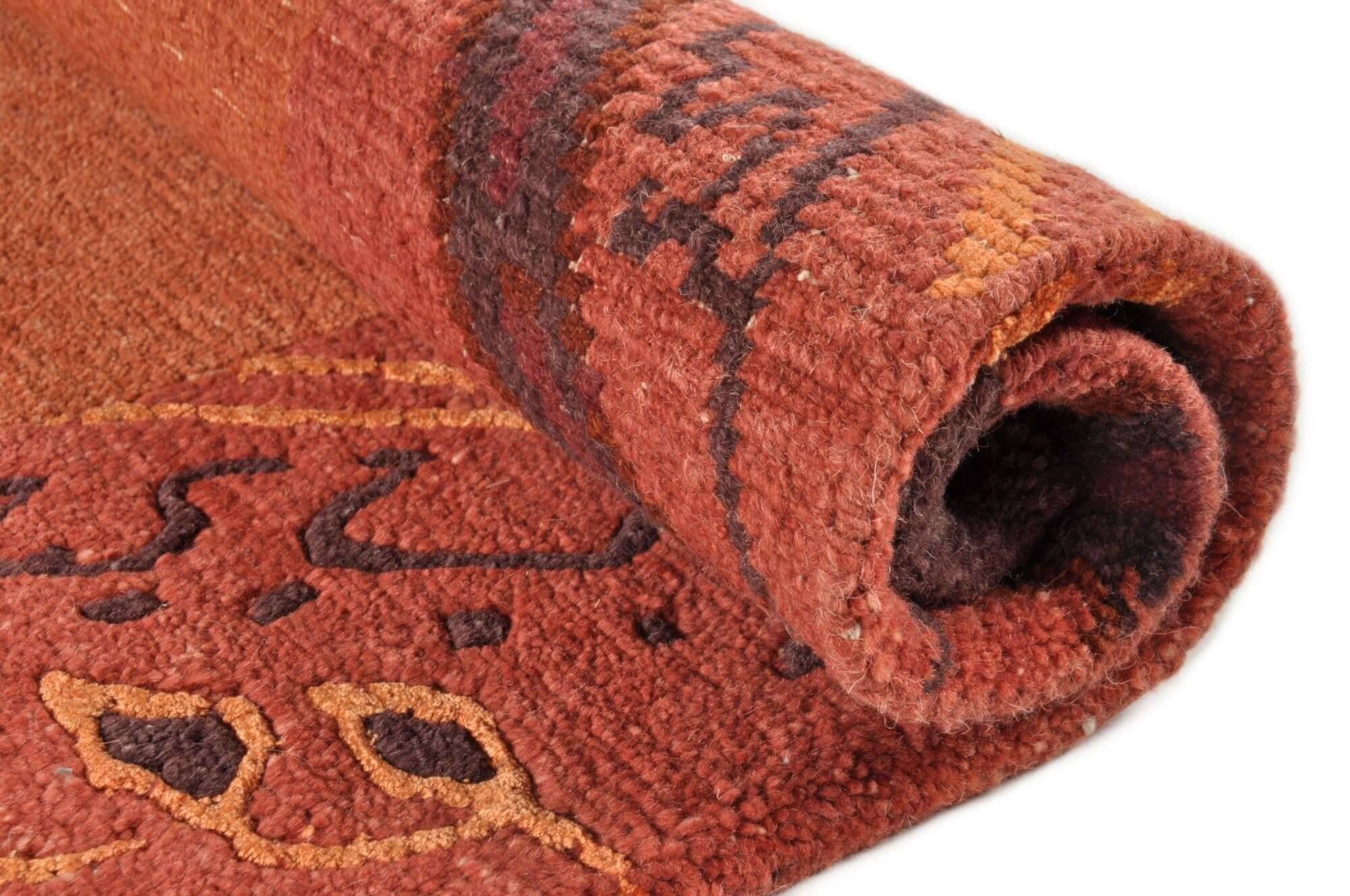 TalongaSilk_RSK569_210redmulti_415090_11 Nepalteppich rot Talonga-Silk RSK569-B153 160x230 cm