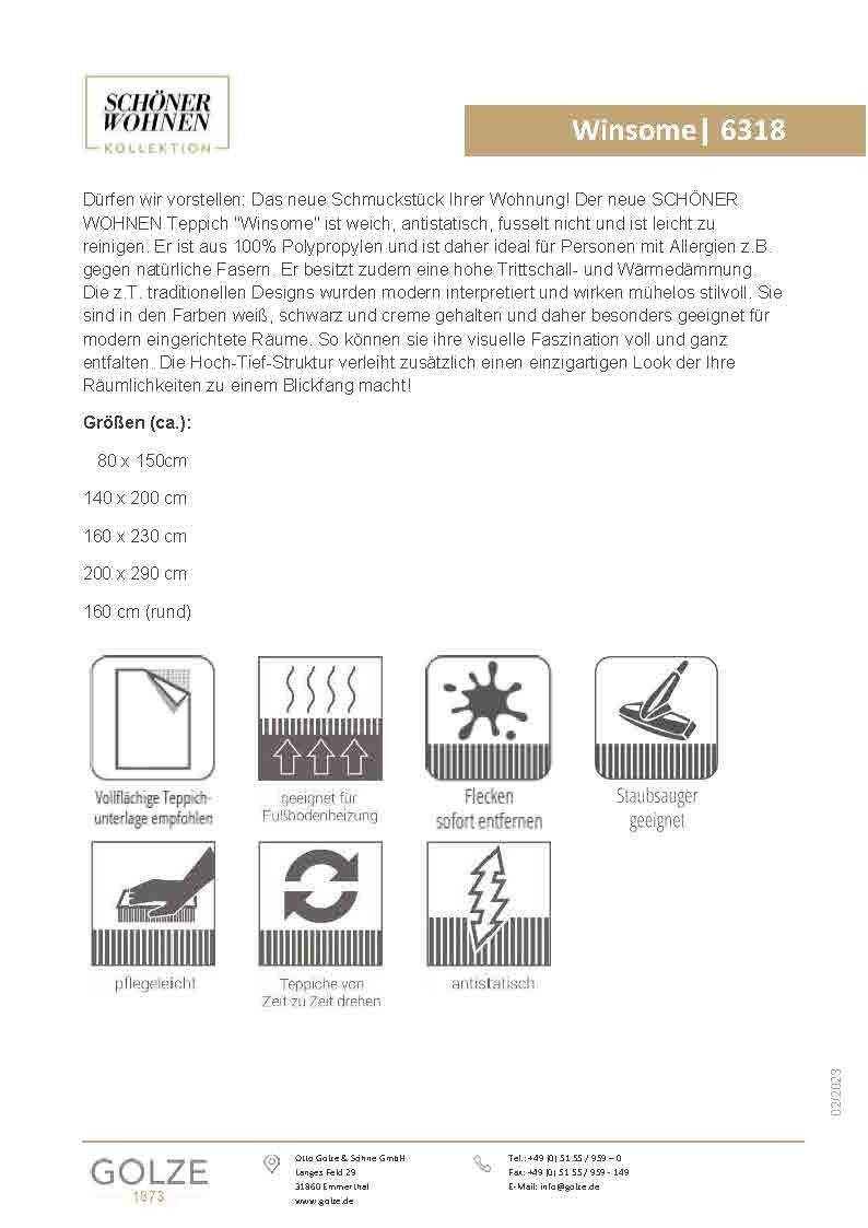 Boho Teppich Winsome 6318-244-044 von SCHÖNER WOHNEN Boho Teppich Winsome 6318-244-044 von SCHÖNER WOHNEN