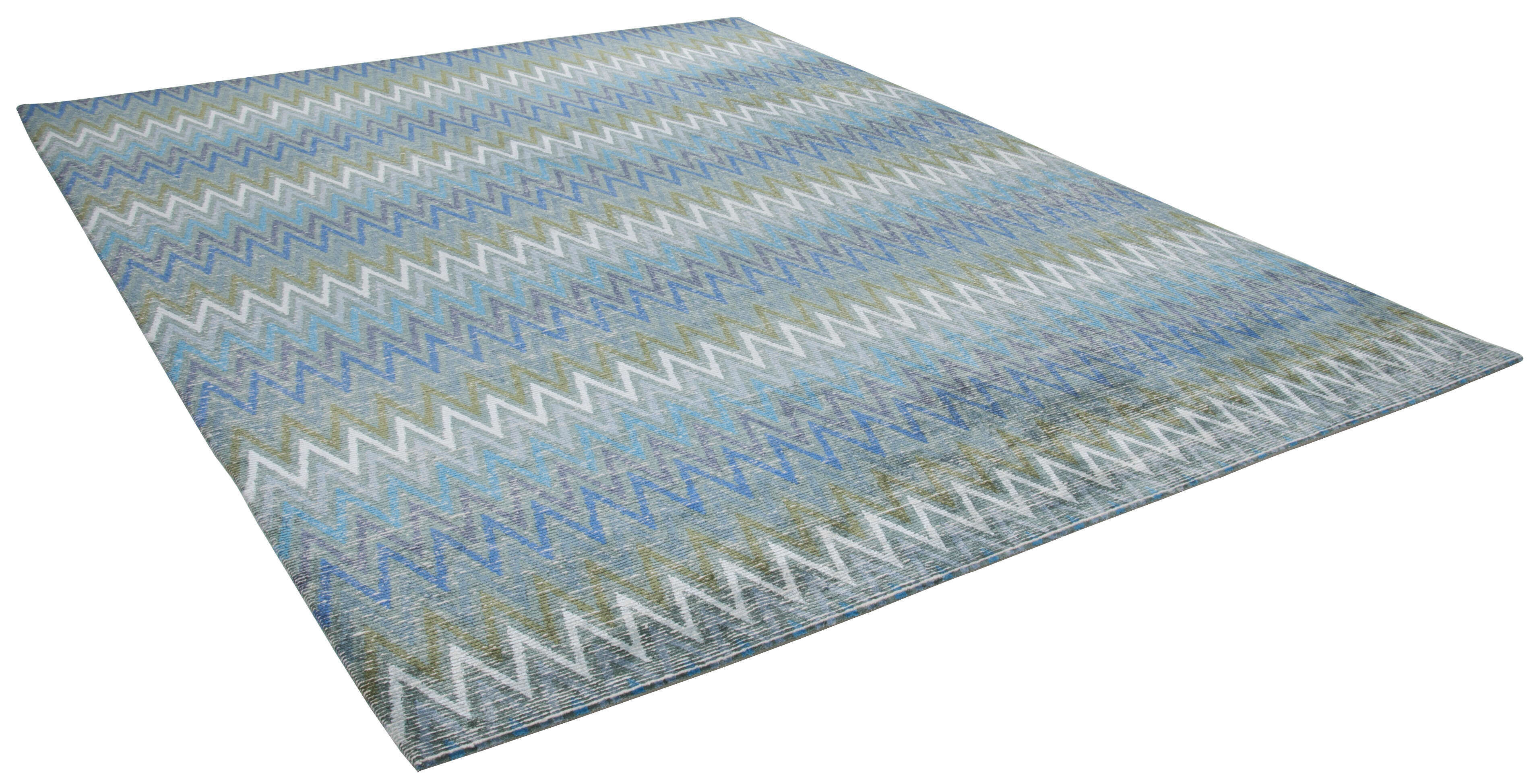 Nepal Teppich Rib Eye Silk 60 Wolle Seide Design Unikat 246x310cm