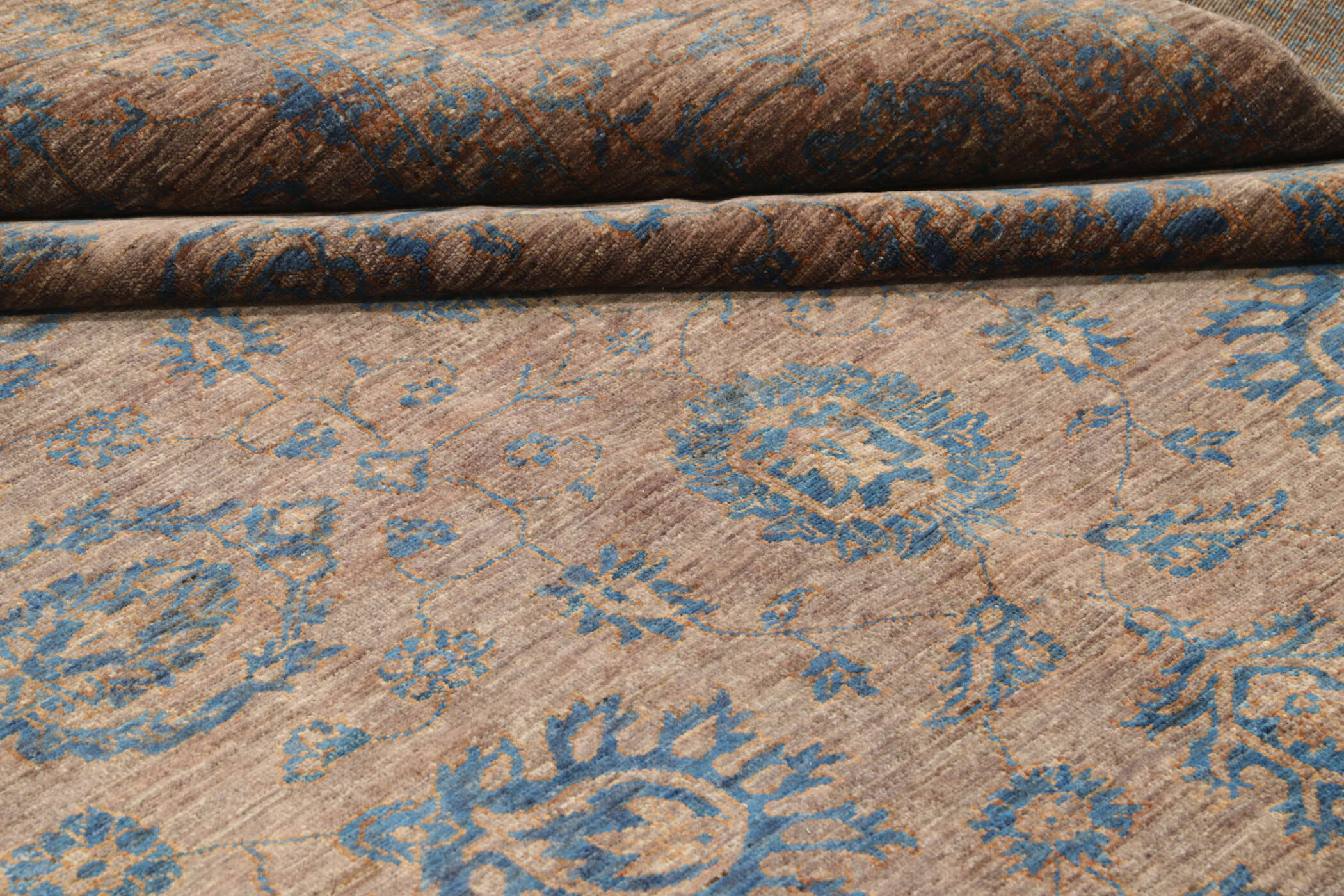 Ziegler Teppich 246x331 cm Orientteppich braun Handgeknüpft Wolle